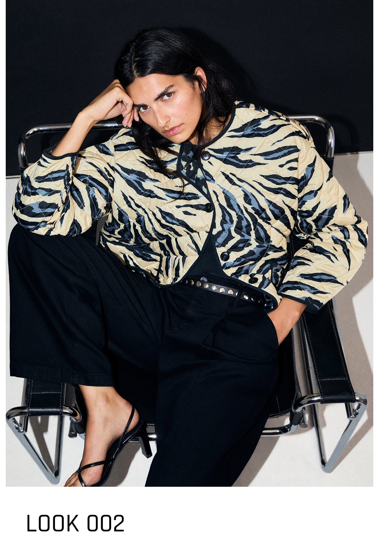 ANIMAL PRINT REVERSIBLE JACKET