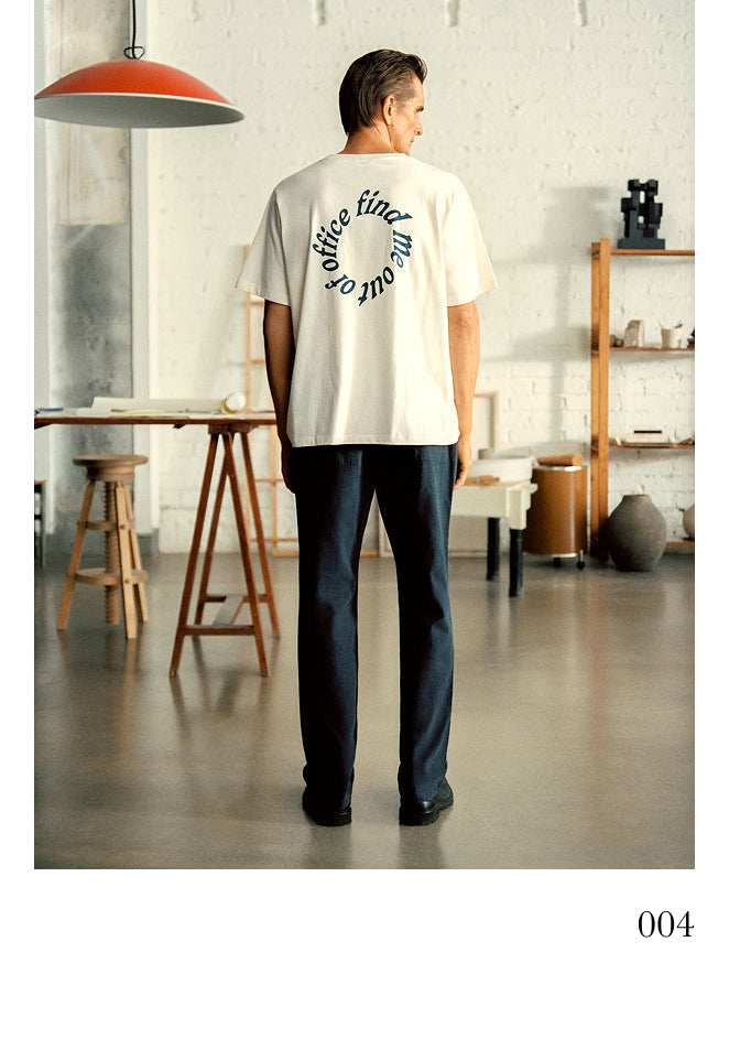 T-SHIRT WITH LOGO PRINT