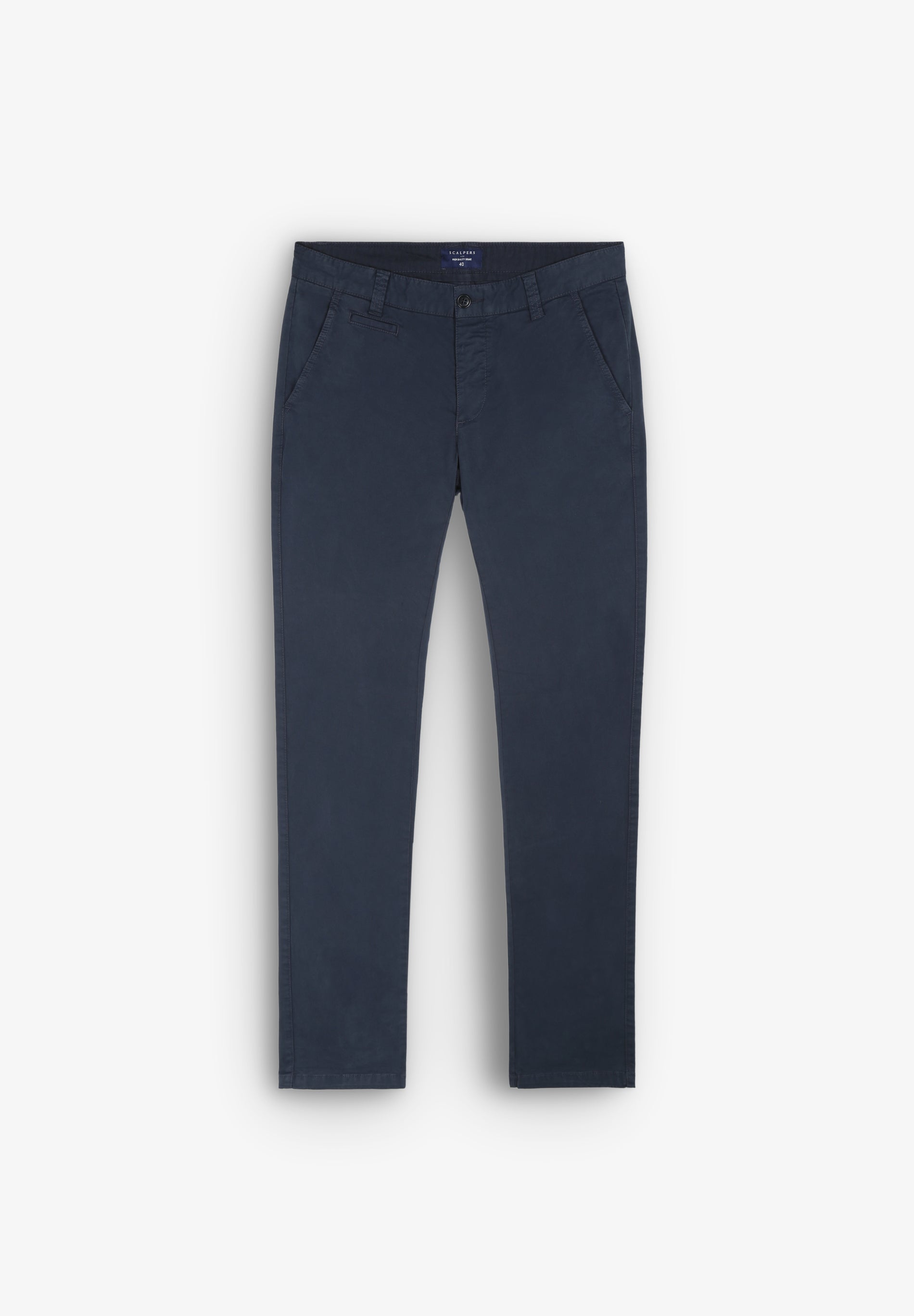 DYED COTTON CHINO TROUSERS