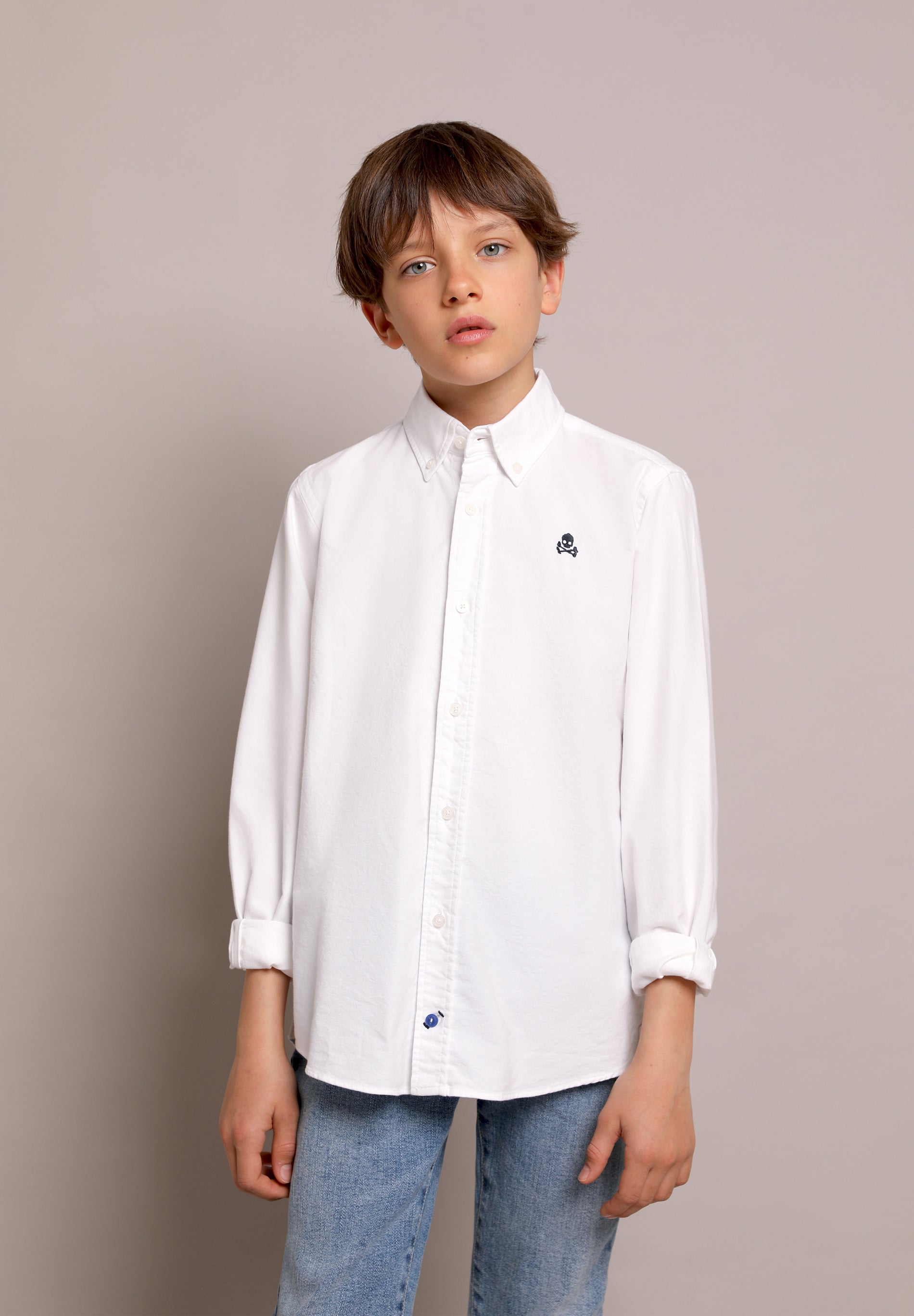 CHEMISE OXFORD COL BOUTONS