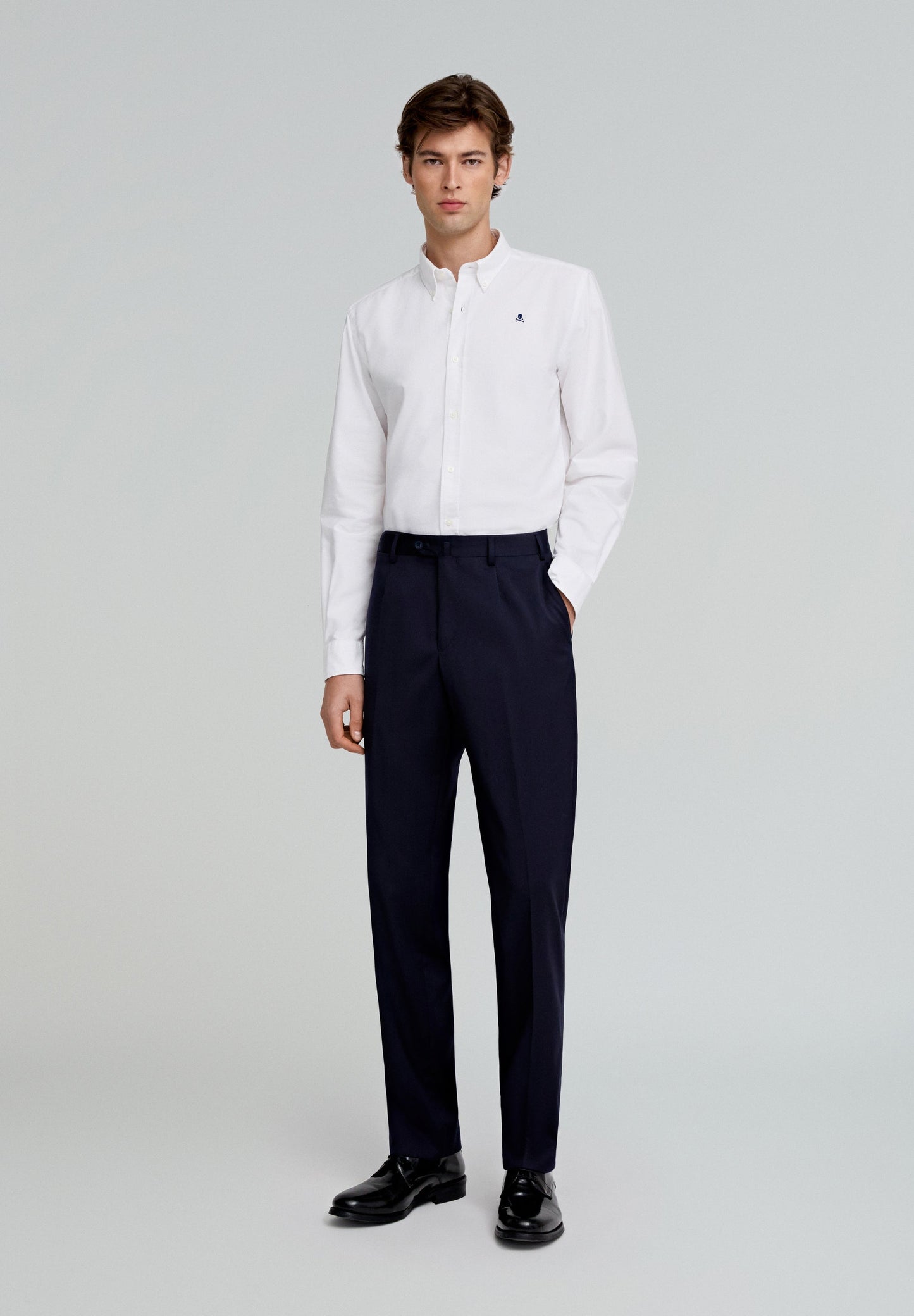 CAMISA OXFORD CALAVERA CONTRASTE - Scalpers