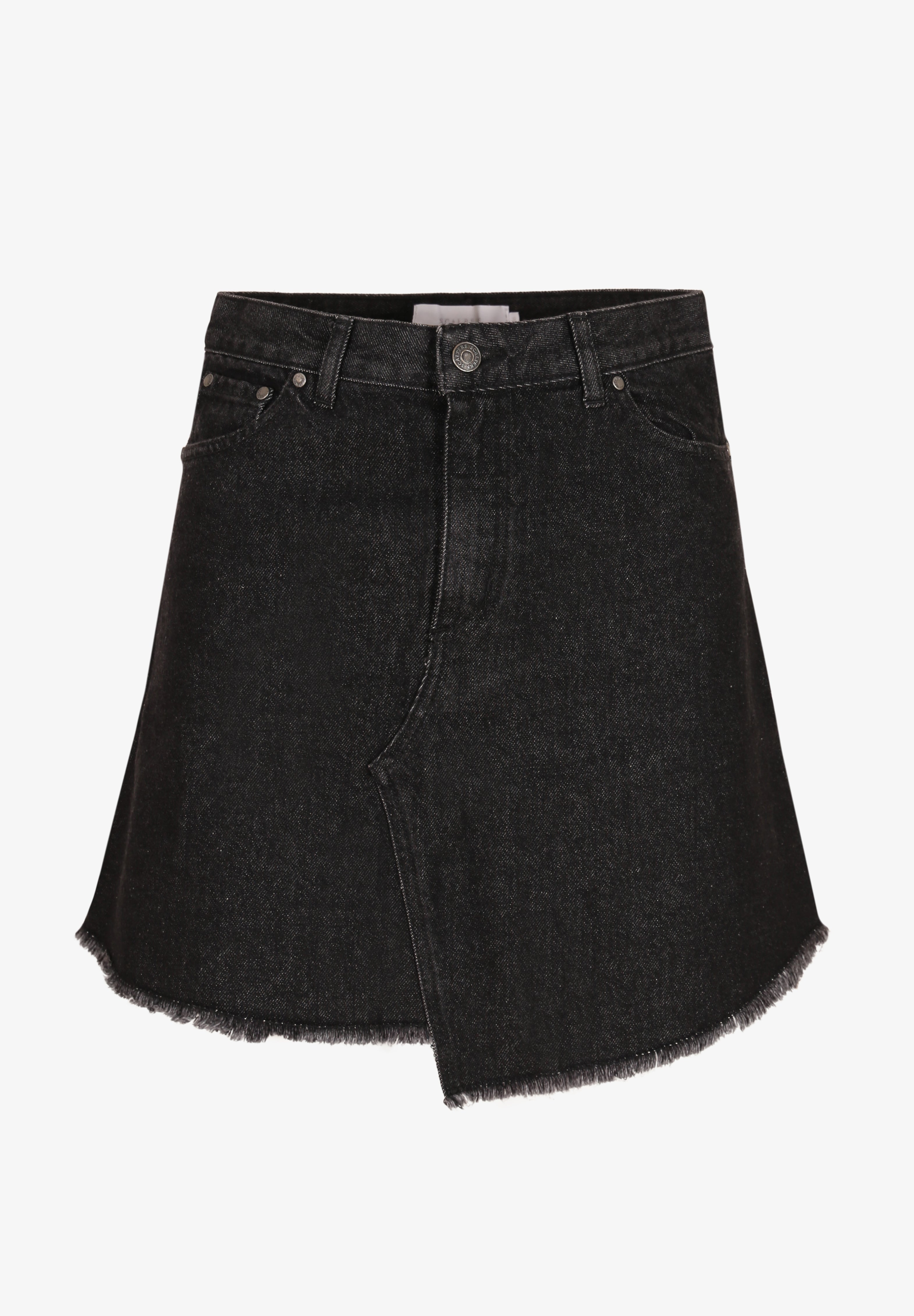 FALDA MINI DENIM NEGRO