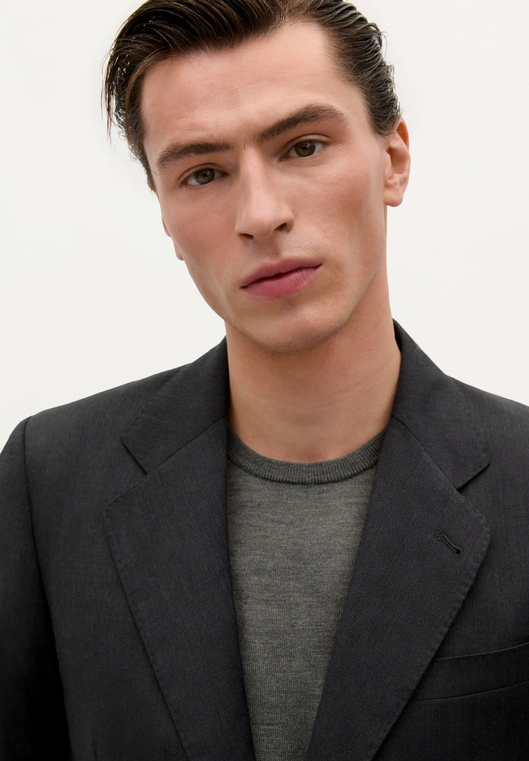 TRAJE CLÁSICO LANA GRIS - Scalpers