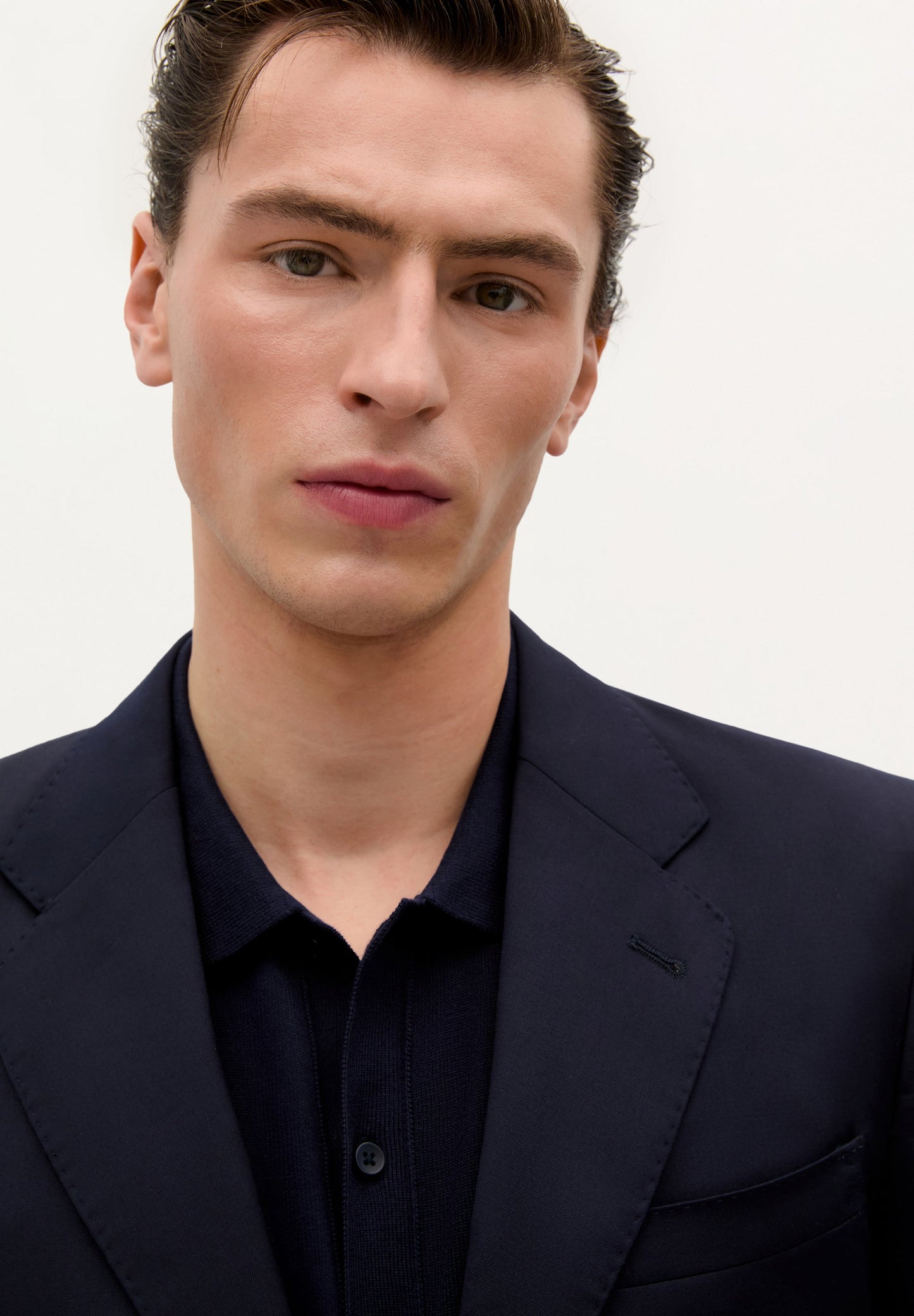 TRAJE CLÁSICO LANA AZUL MARINO - Scalpers