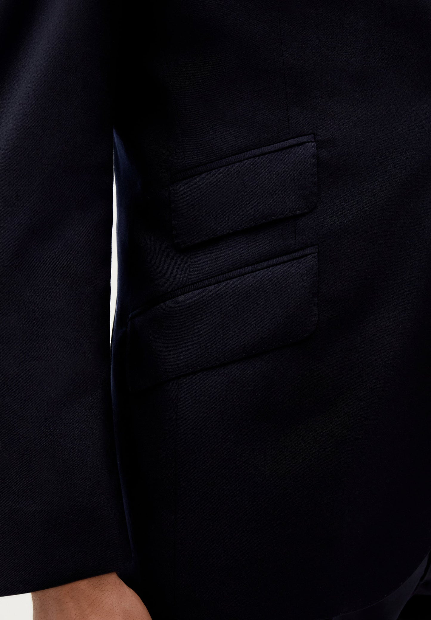 TRAJE CLÁSICO LANA AZUL MARINO - Scalpers