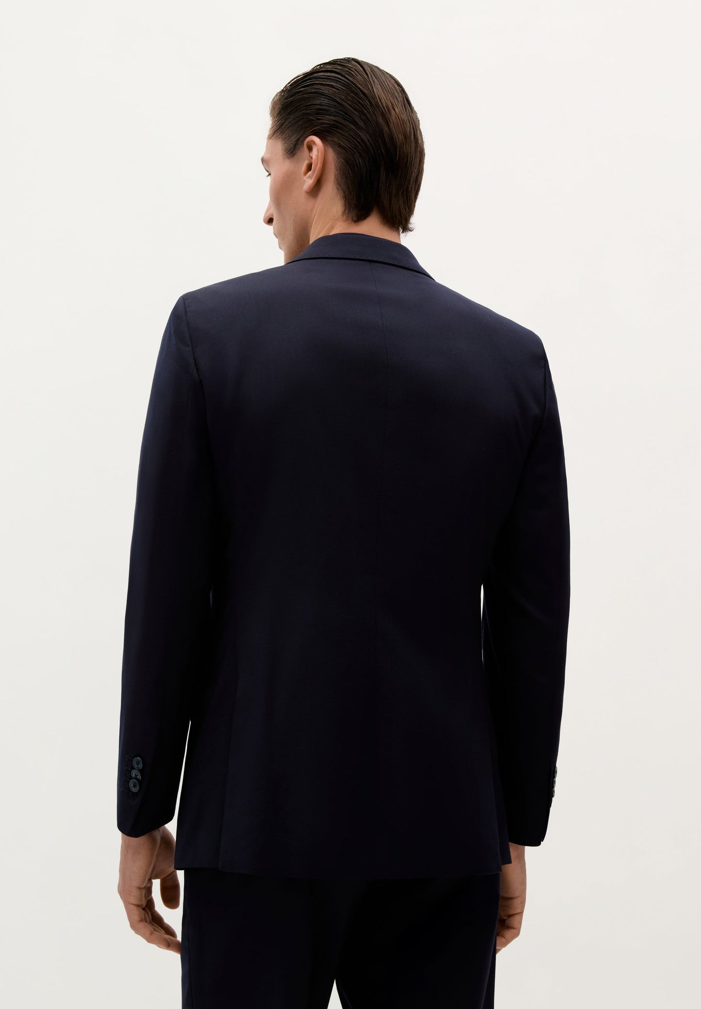 TRAJE CLÁSICO LANA AZUL MARINO - Scalpers