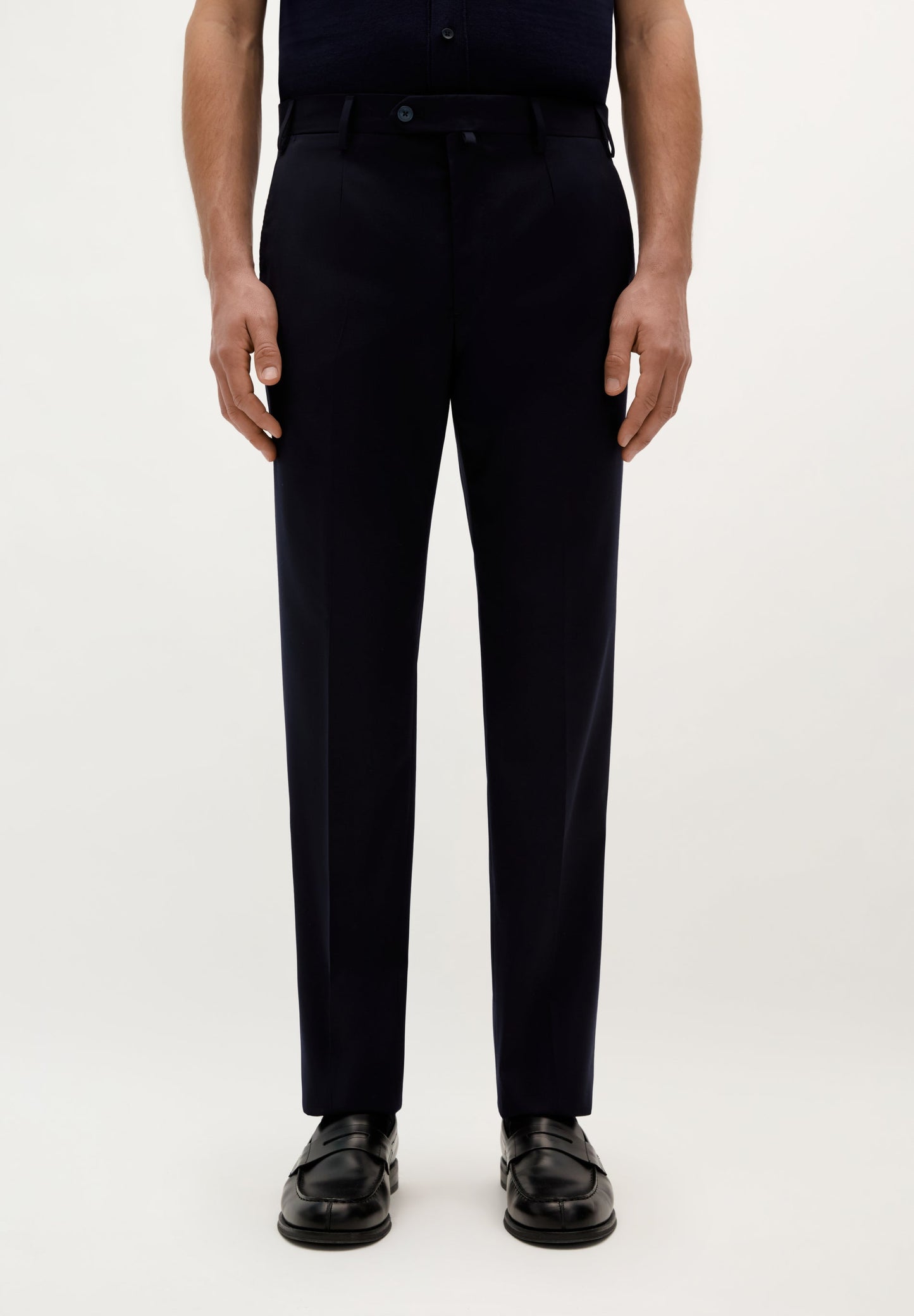 TRAJE CLÁSICO LANA AZUL MARINO