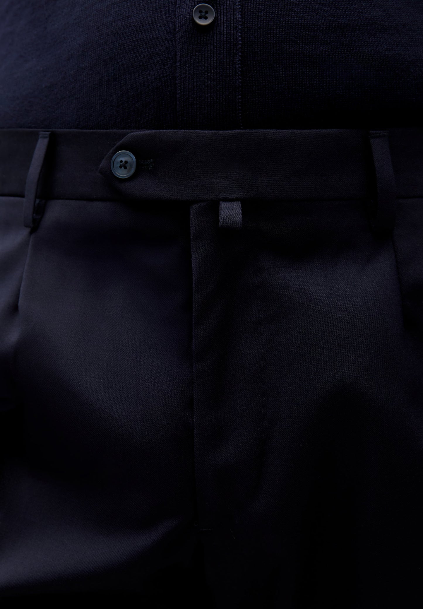 TRAJE CLÁSICO LANA AZUL MARINO