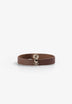 BRACELET CUIR SKULLS