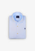 CONTRAST SKULL STRIPED FORMAL SHIRT