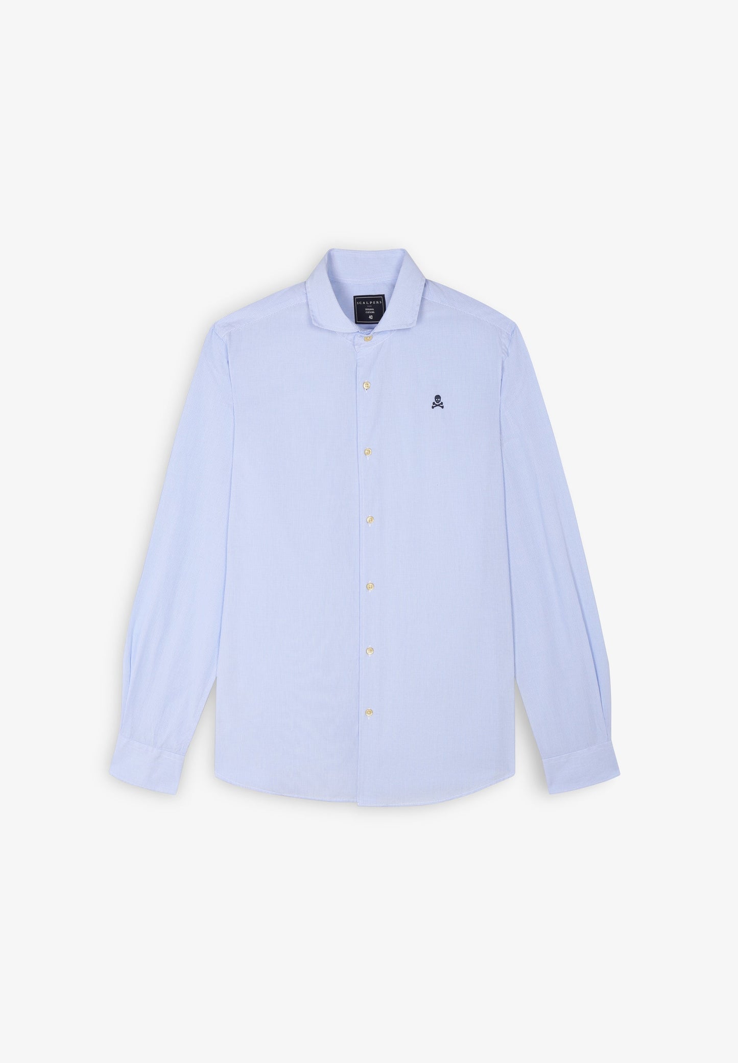 CAMISA VESTIR CUADROS CALAVERA CONTRASTE - Scalpers