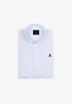 CONTRAST SKULL STRIPED FORMAL SHIRT