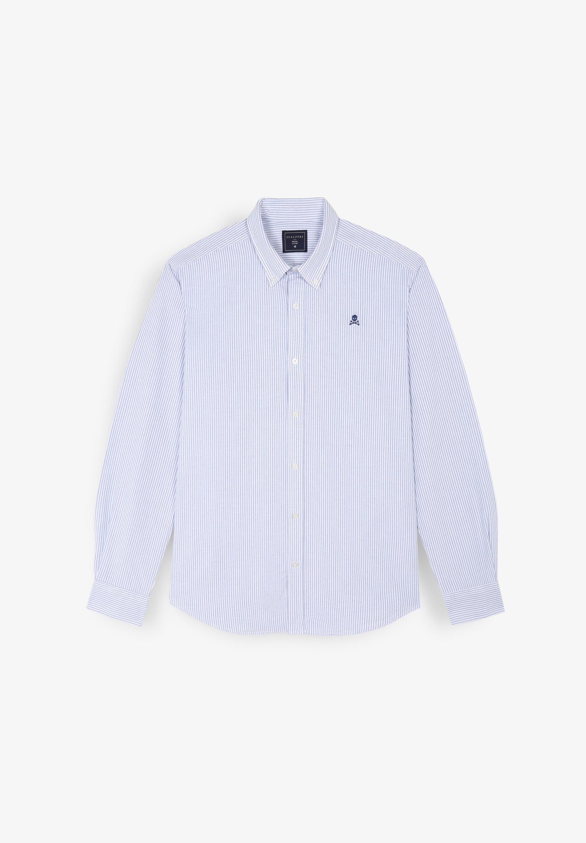 CHEMISE OXFORD SKULL CONTRASTANT