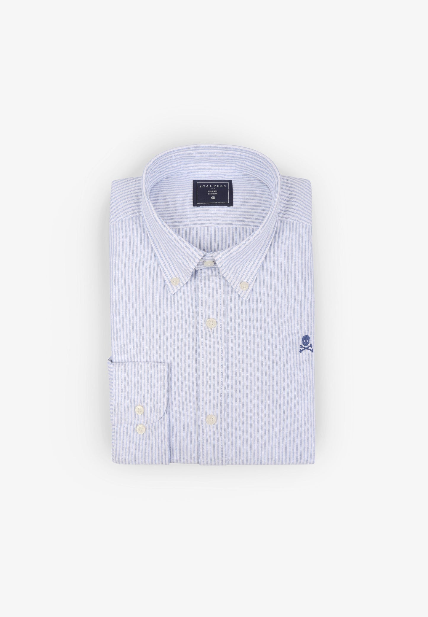 CAMISA OXFORD CALAVERA CONTRASTE - Scalpers