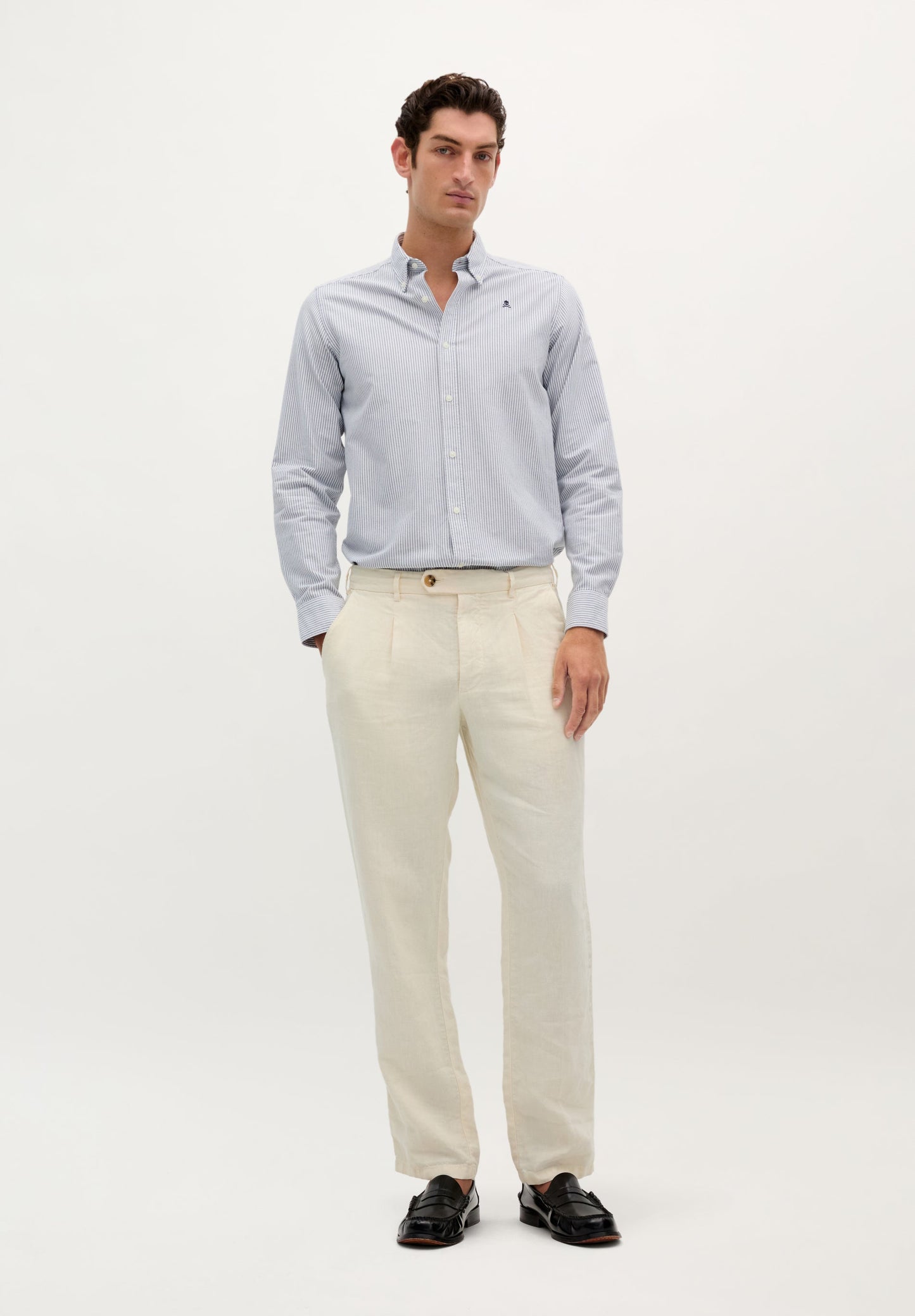 CAMISA OXFORD CALAVERA CONTRASTE - Scalpers