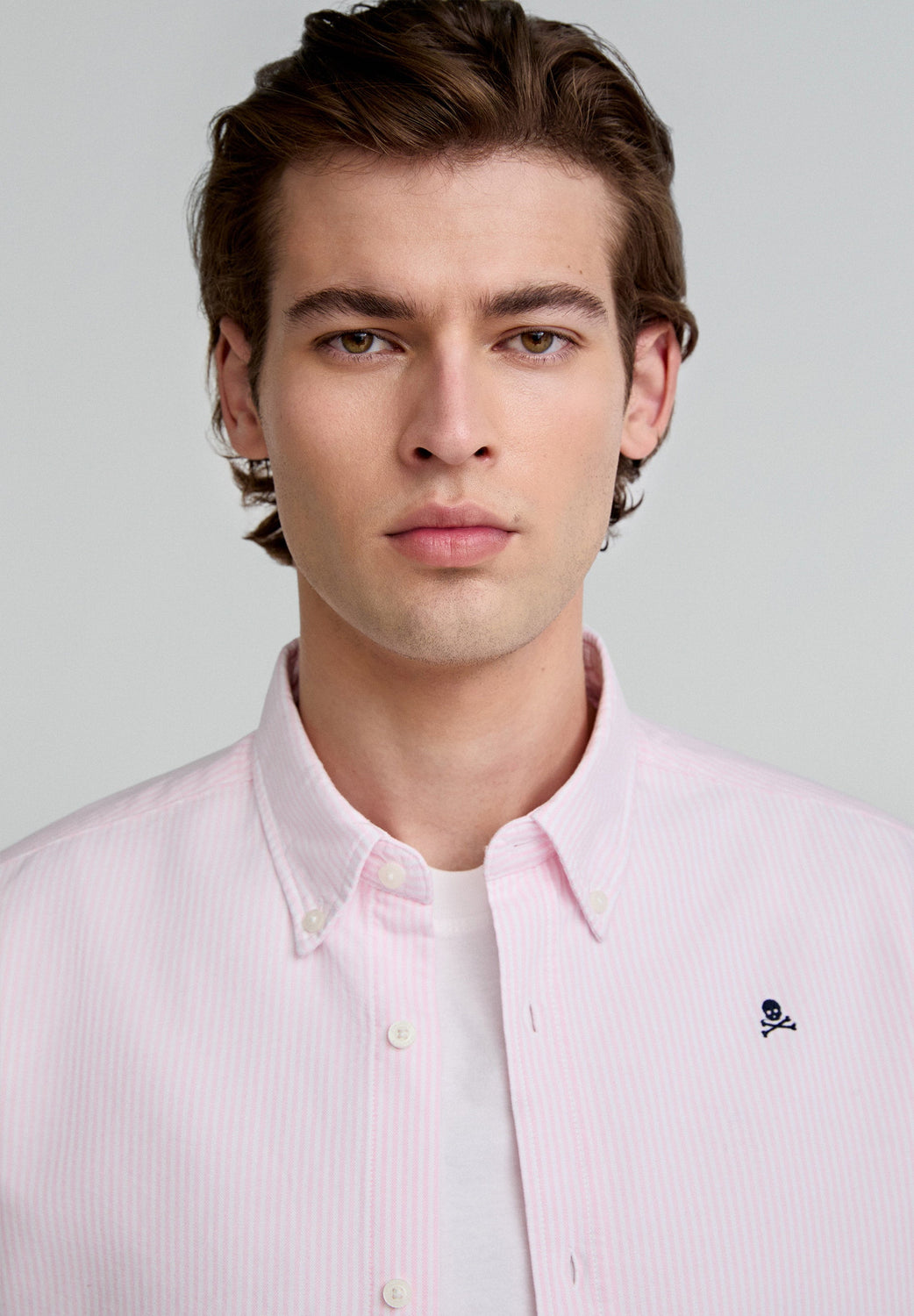 CAMISA OXFORD CALAVERA CONTRASTE - Scalpers