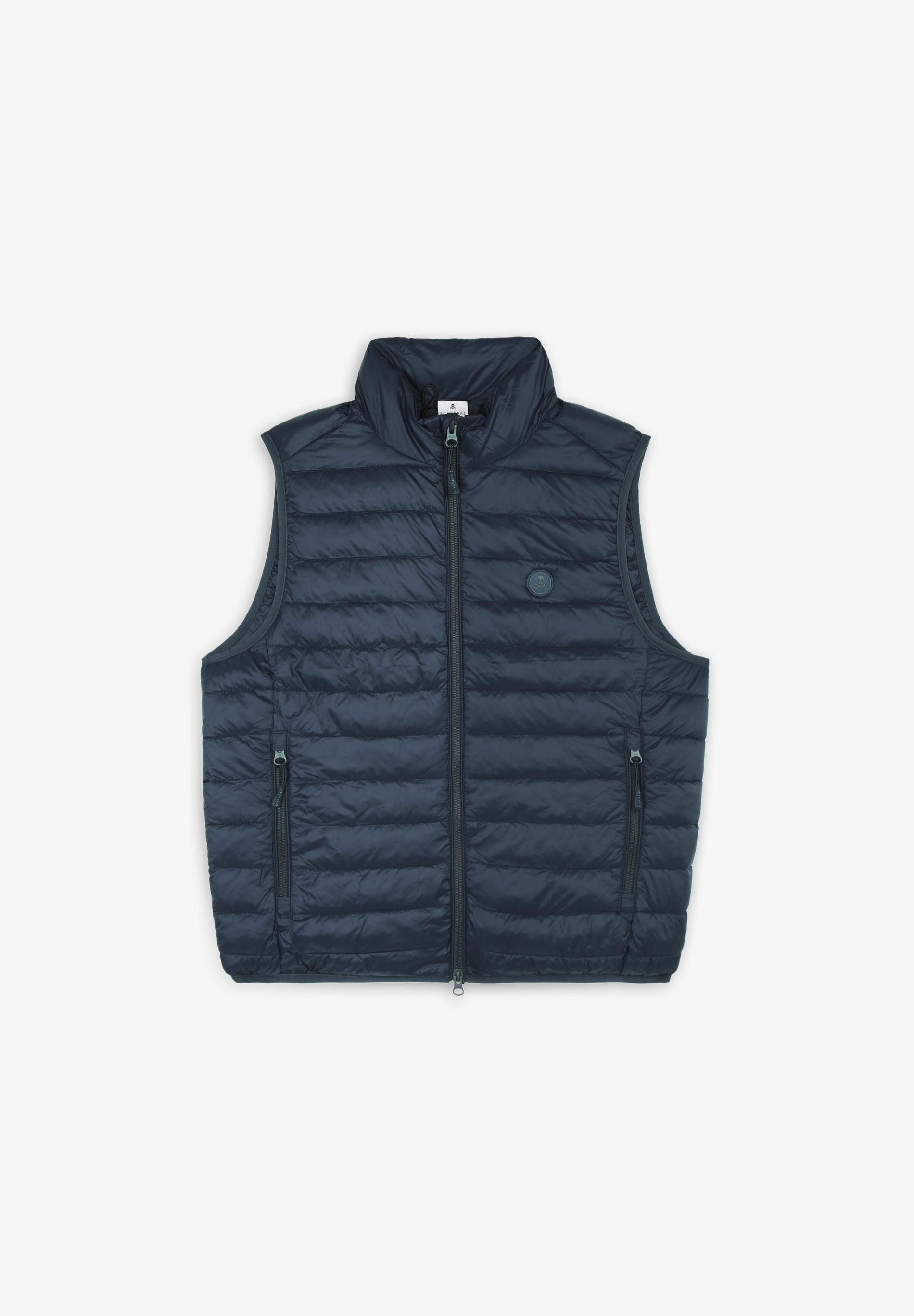 VESTE SANS MANCHES MATELASSÉE SKULL