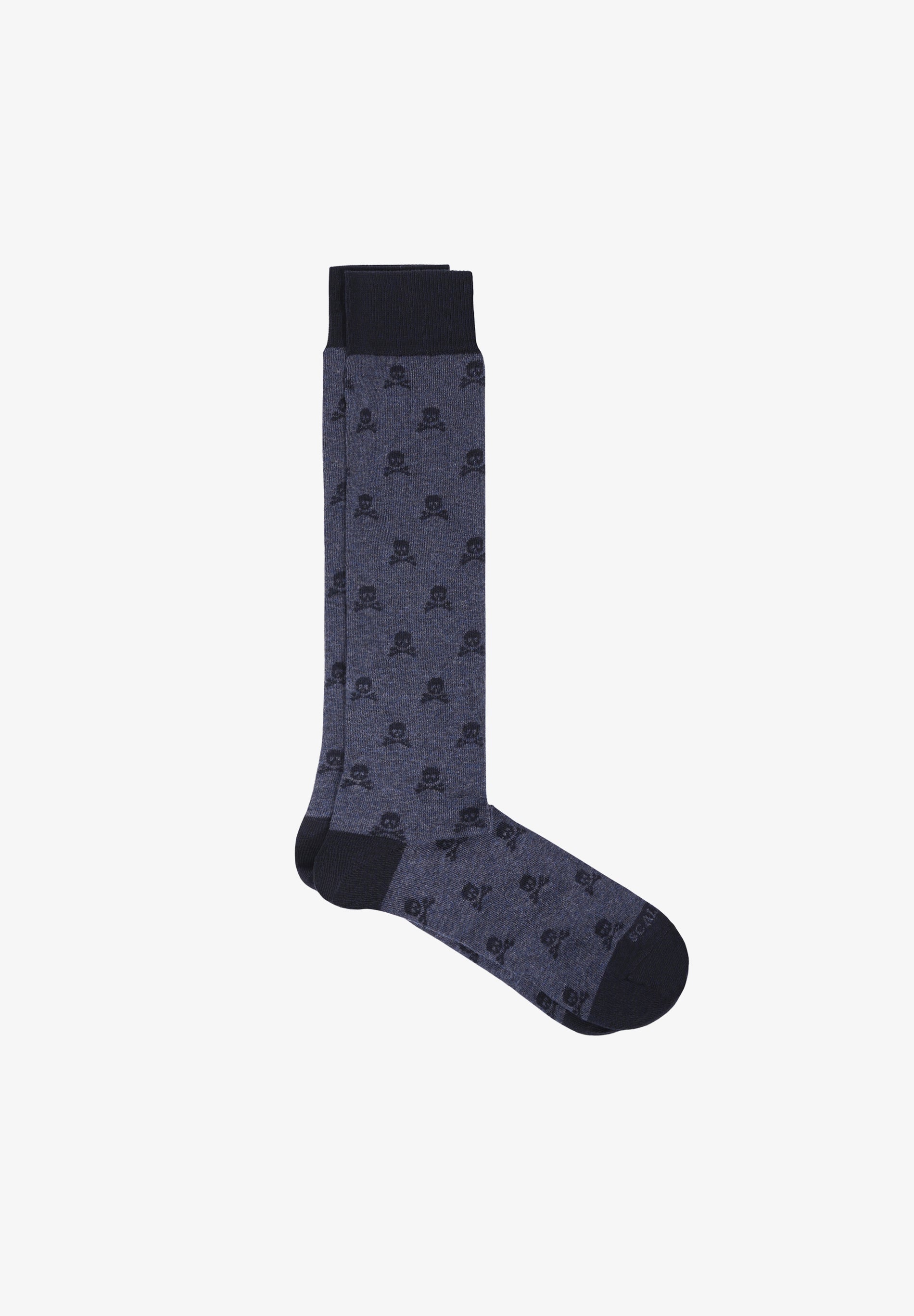 SOCKS WITH ALL-OVER SKULL PRINT