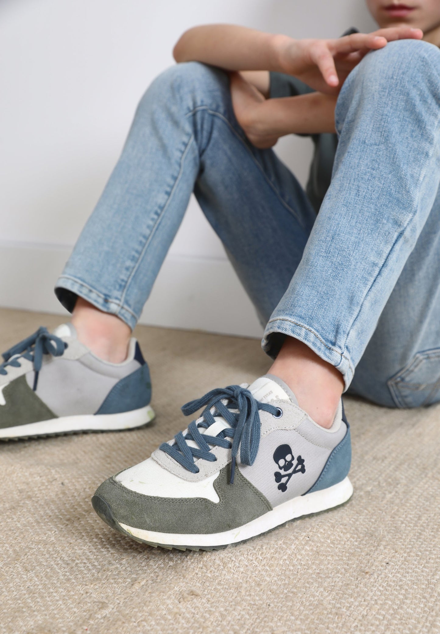 SKULL INSIGNIA SNEAKERS KIDS