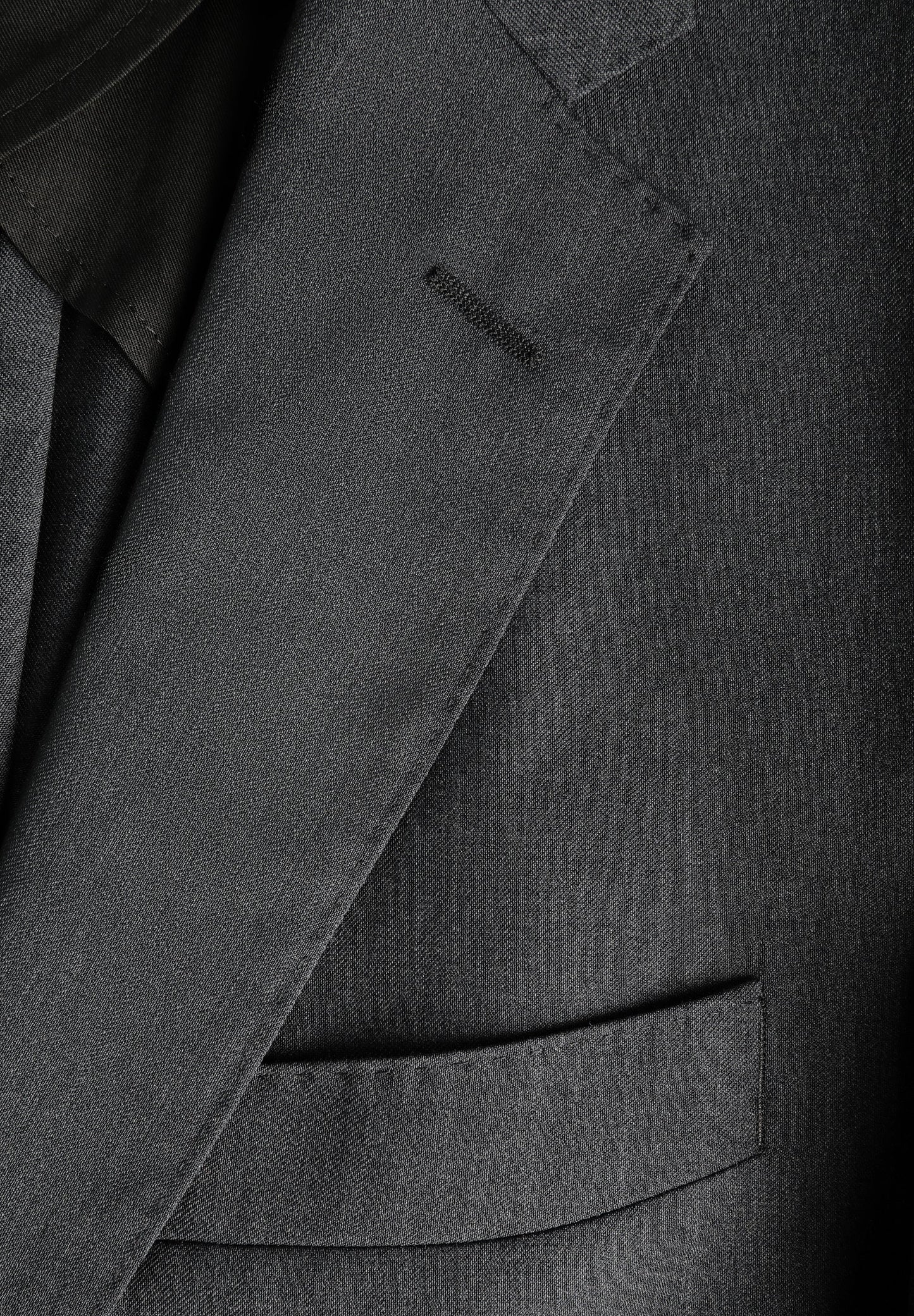 GREY WOOL STRUCTURE SUIT