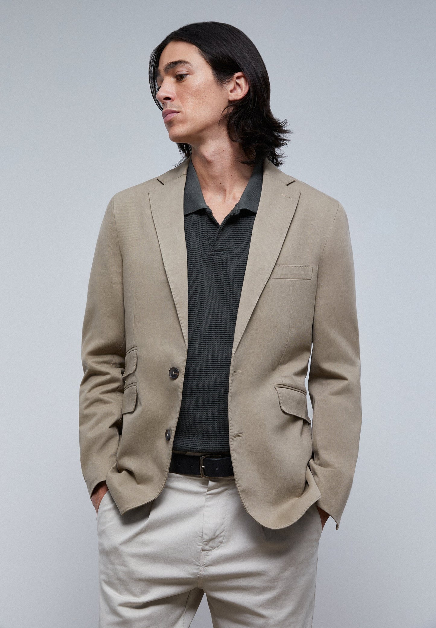 CASUAL COTTON BLAZER