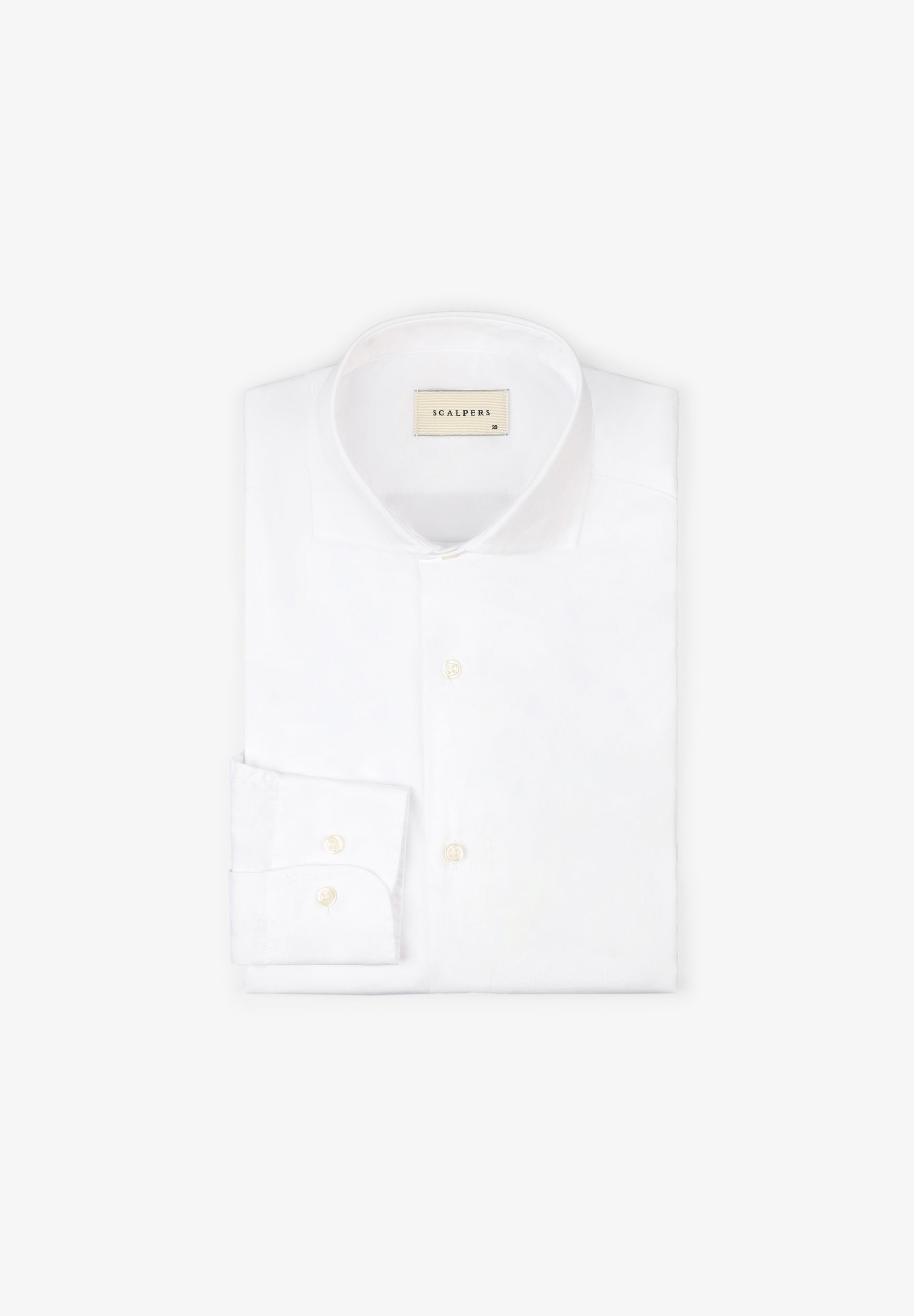 MIXED CUFF DRESS SHIRT