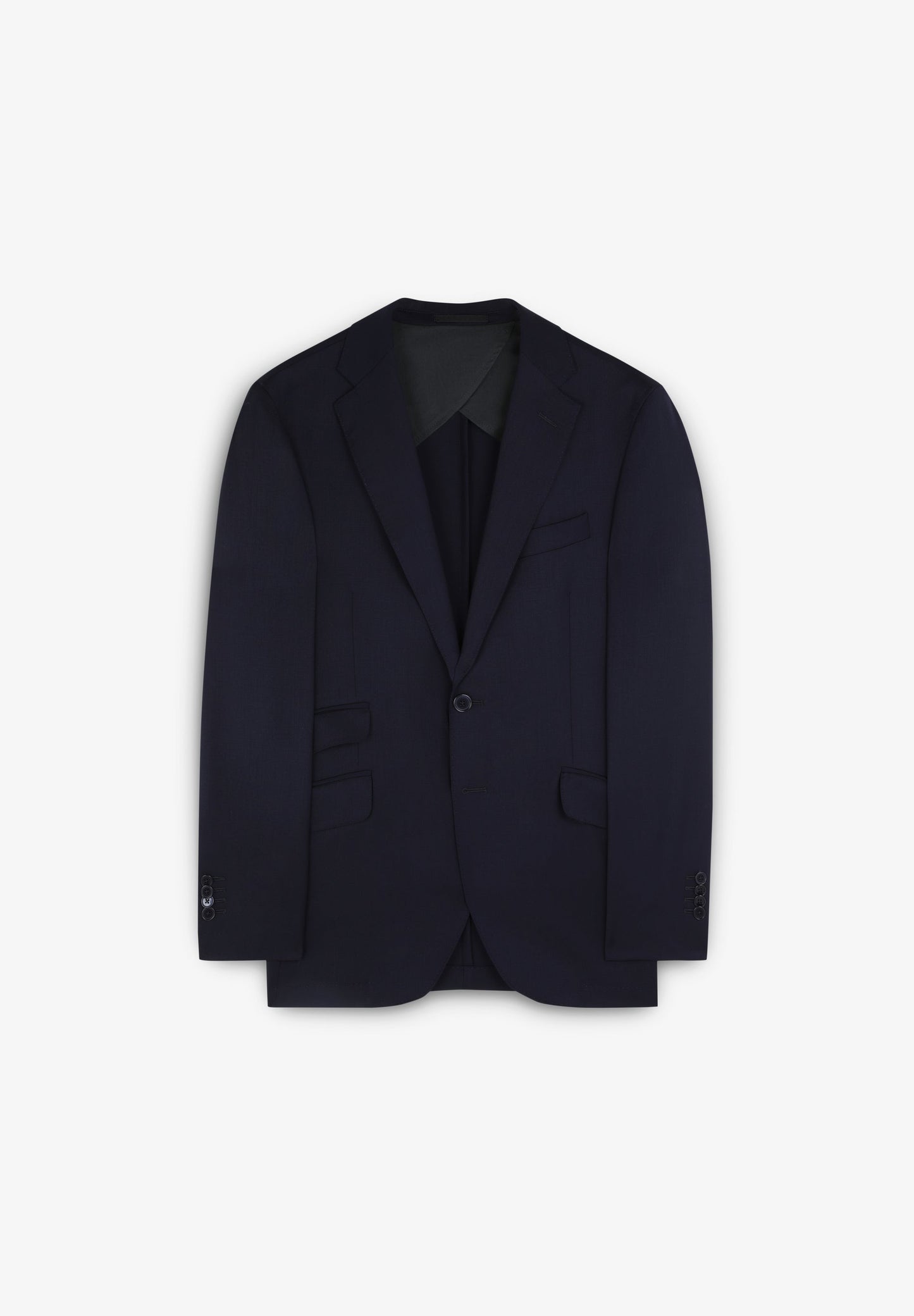 NAVY BLUE TEXTURED SUIT WITH POCKETS