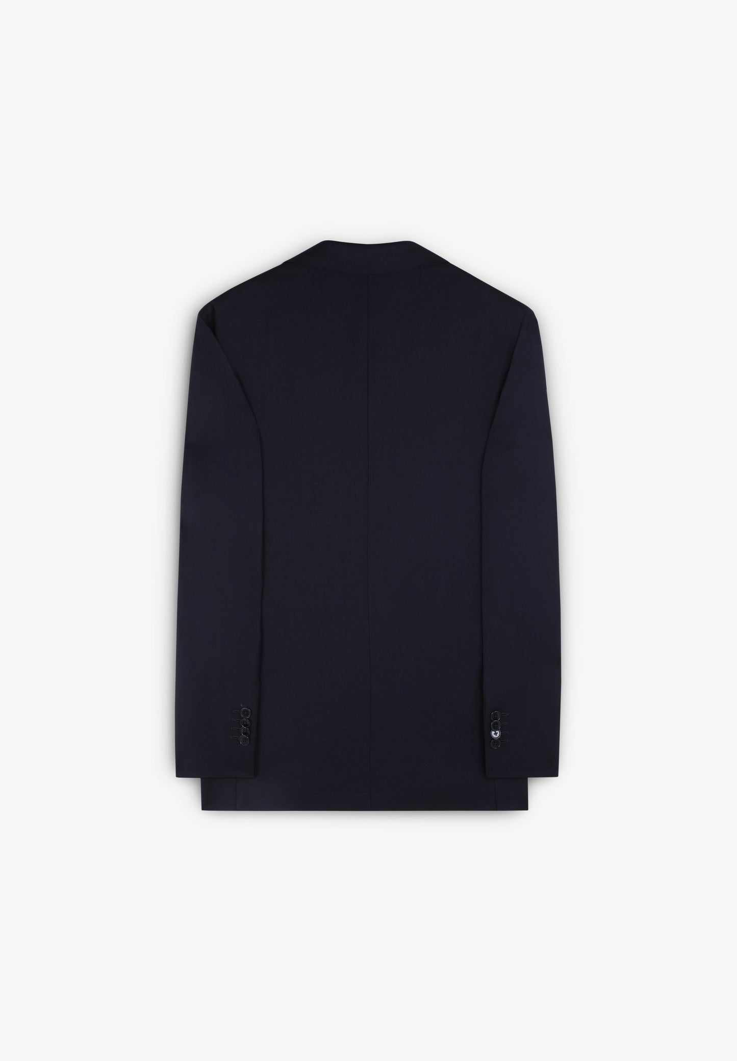 NAVY BLUE TEXTURED SUIT WITH POCKETS