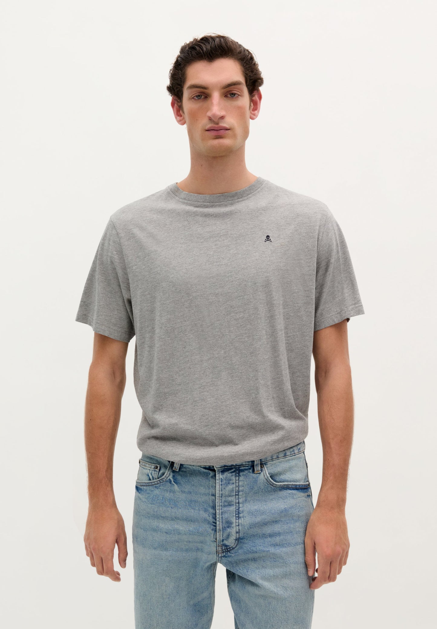 RELAXED FIT SKULL BASIC T-SHIRT