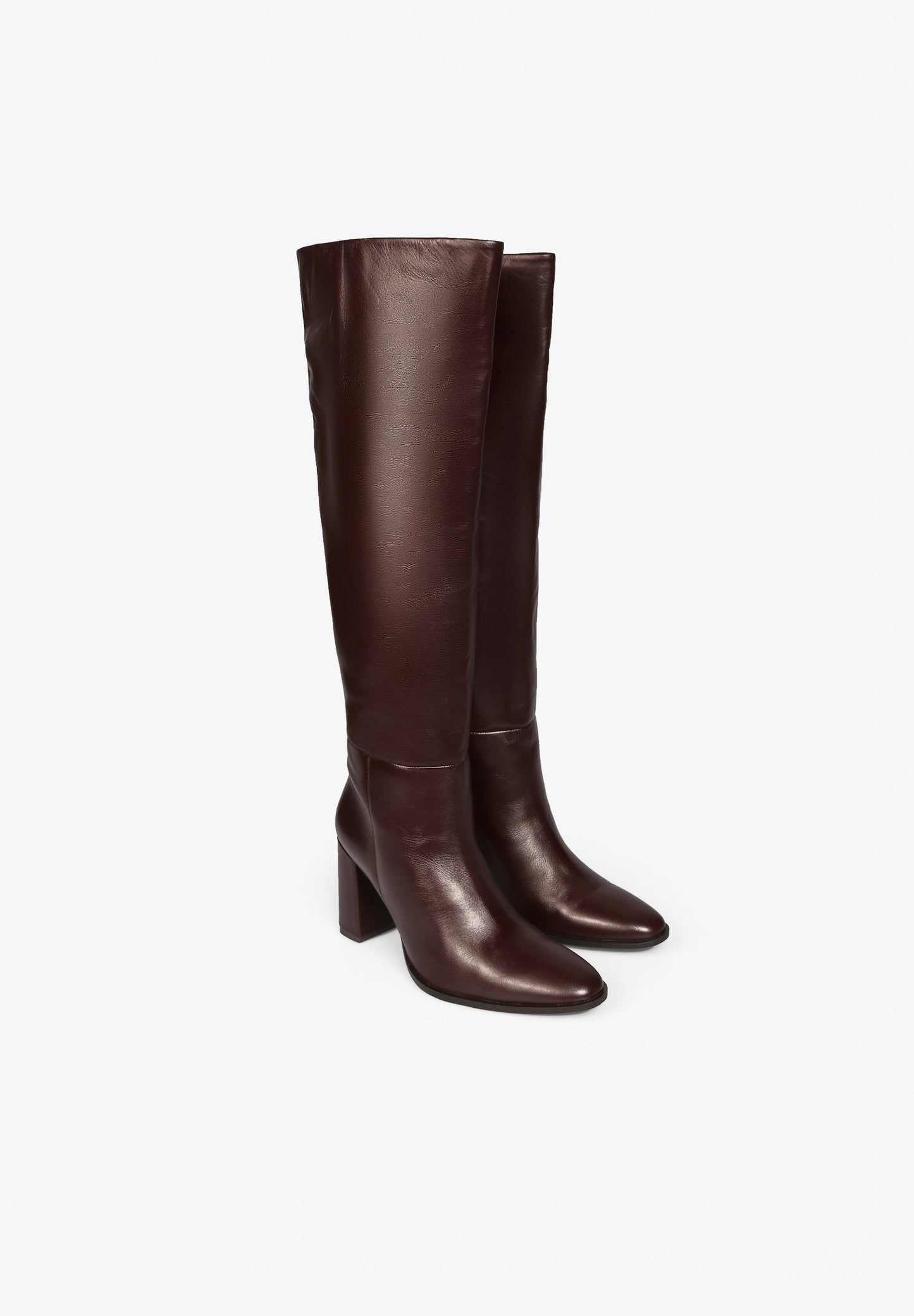 LEATHER KNEE BOOT