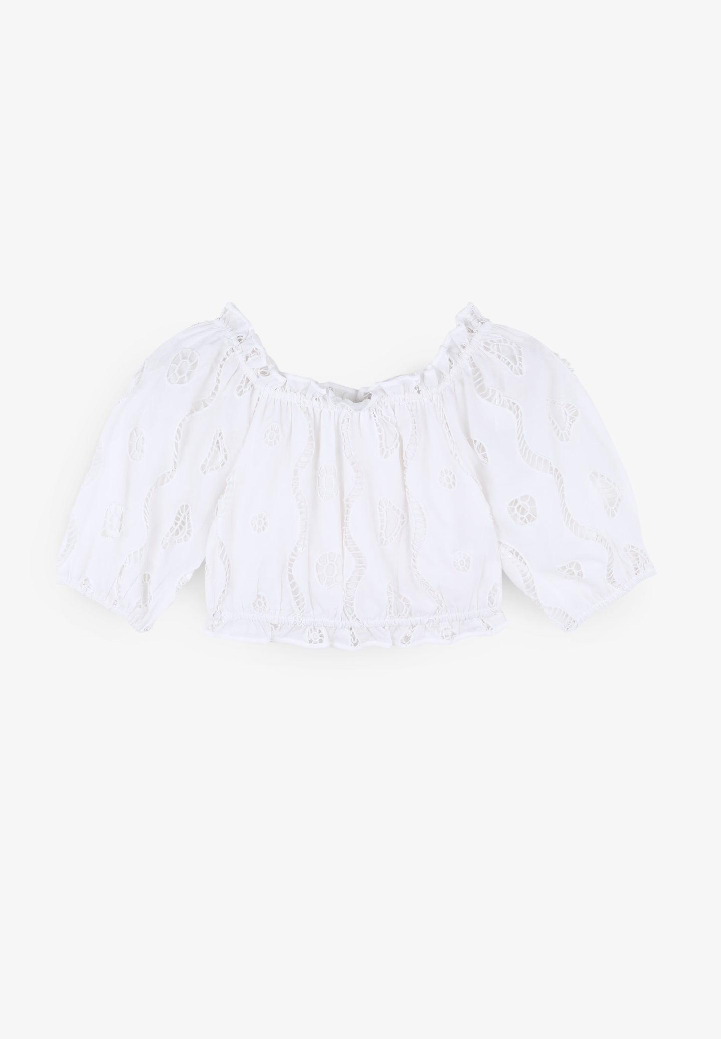 TOP BRODERIE ANGLAISE