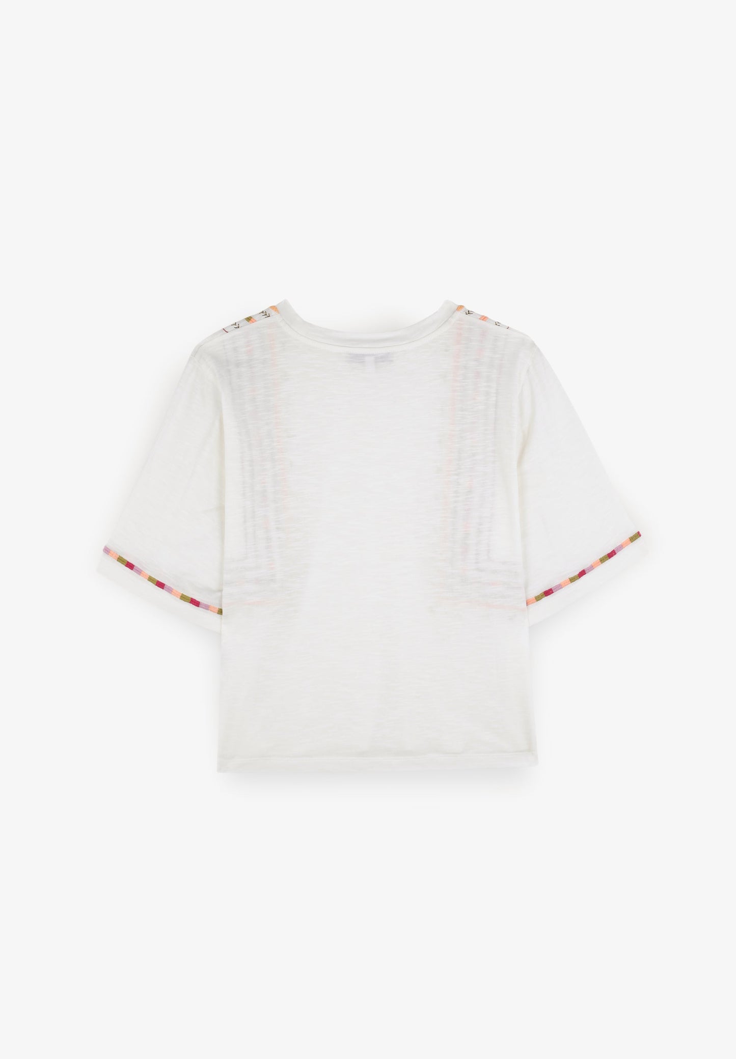 EMBROIDERED ETHNIC T-SHIRT