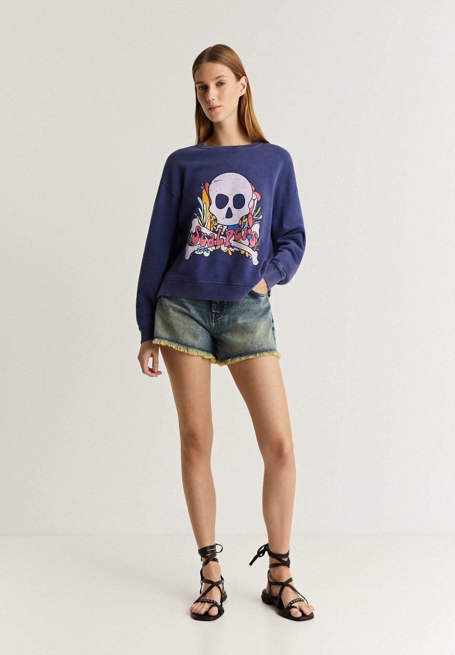 SKULL COLORFUL SWEATER