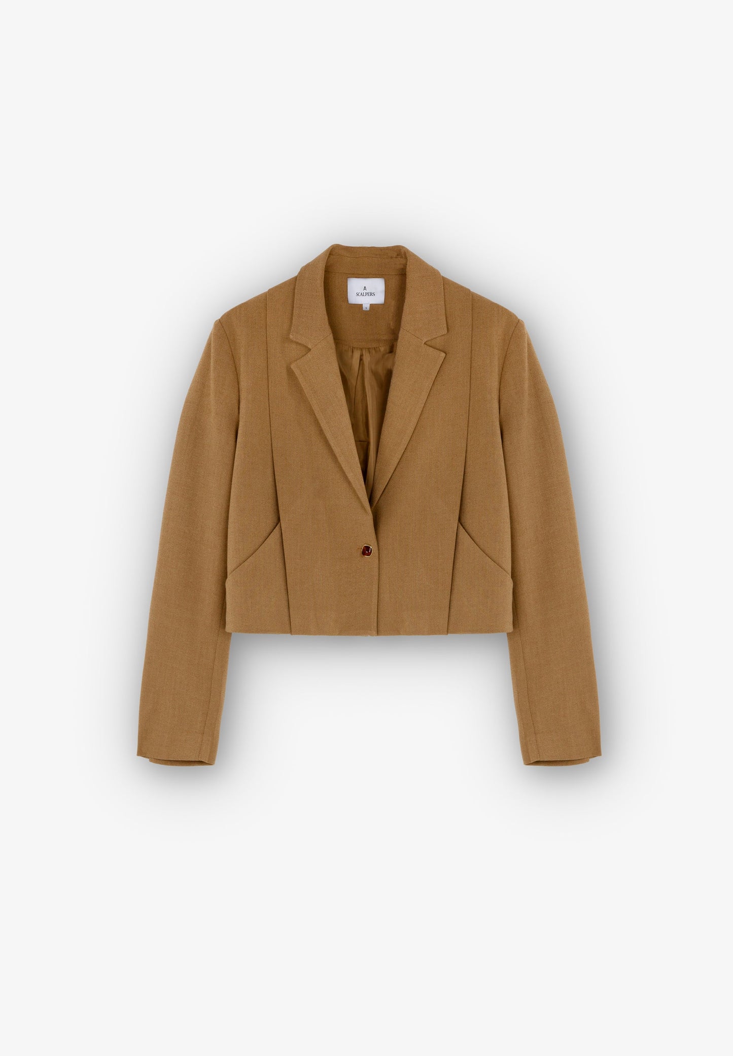 BLAZER À BOUTONS CARAMEL