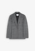 BLACK CHECK BLAZER