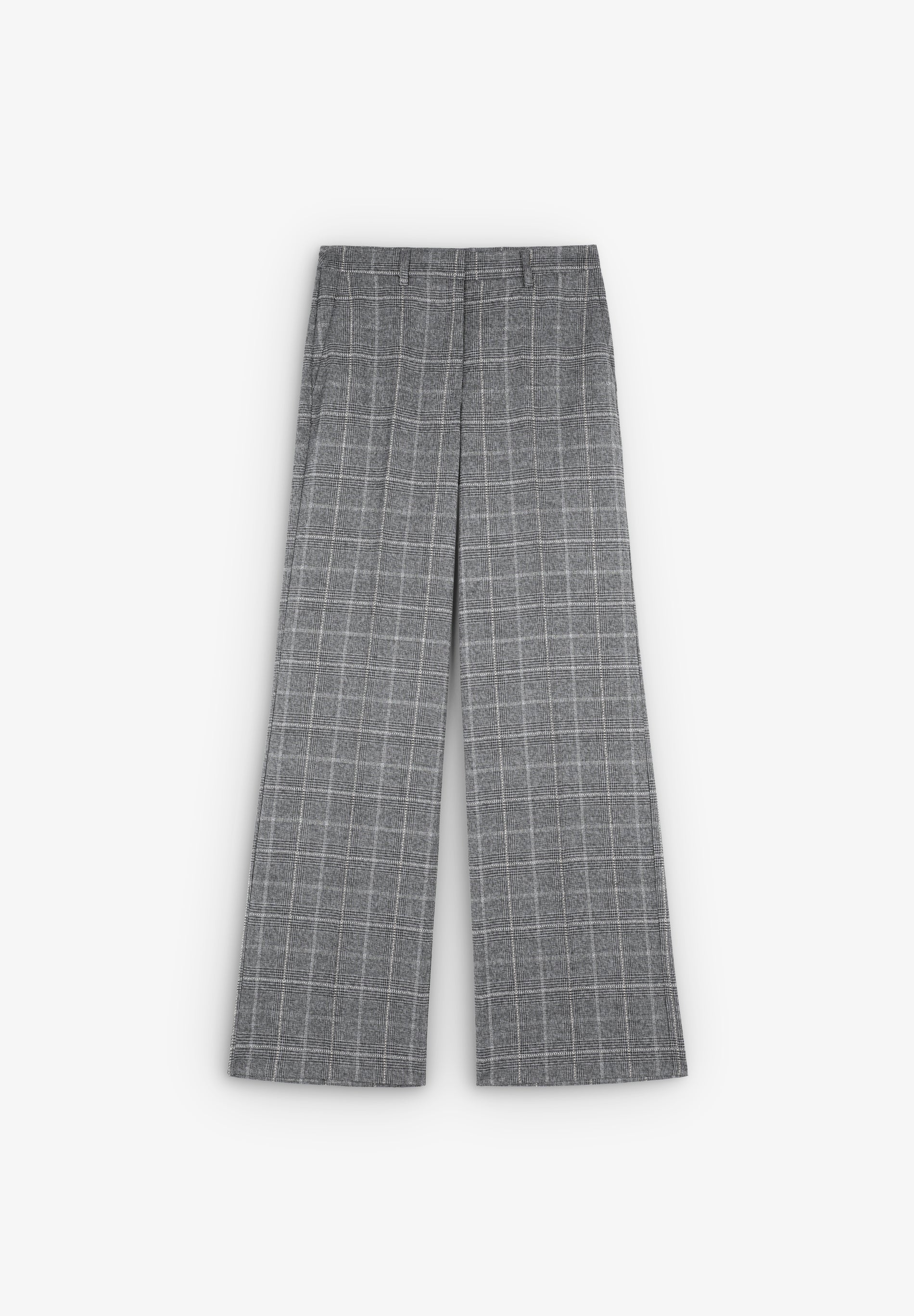 PANTALON À CARREAUX NOIRS