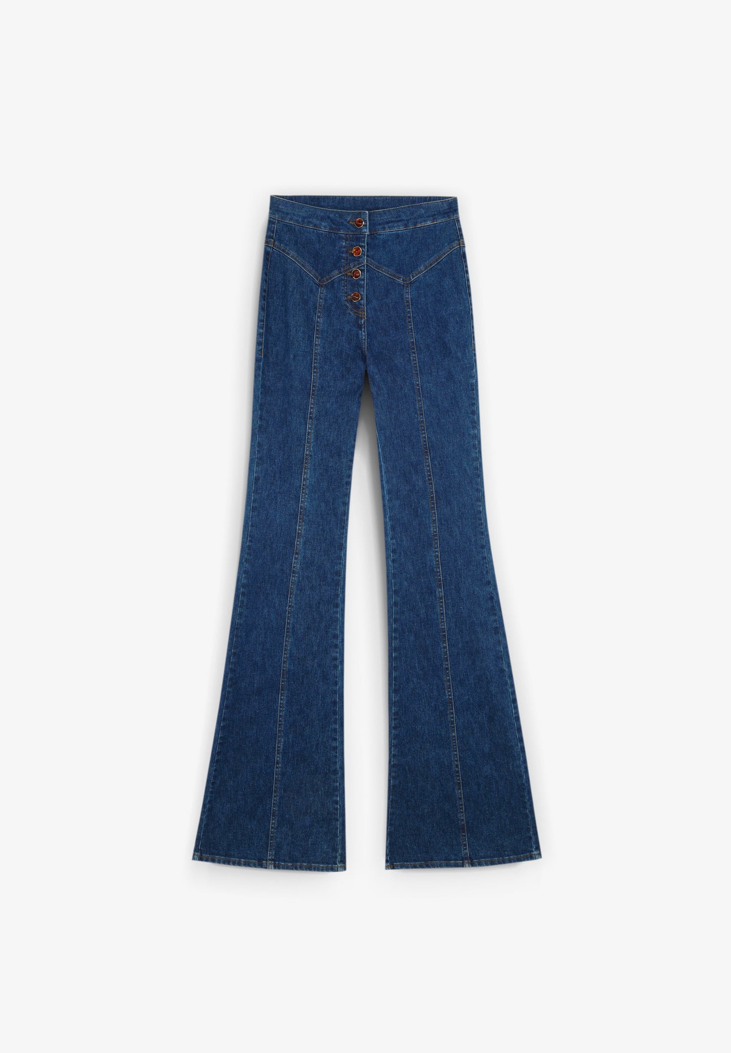 BOOTCUT JEANS WITH BUTTONS