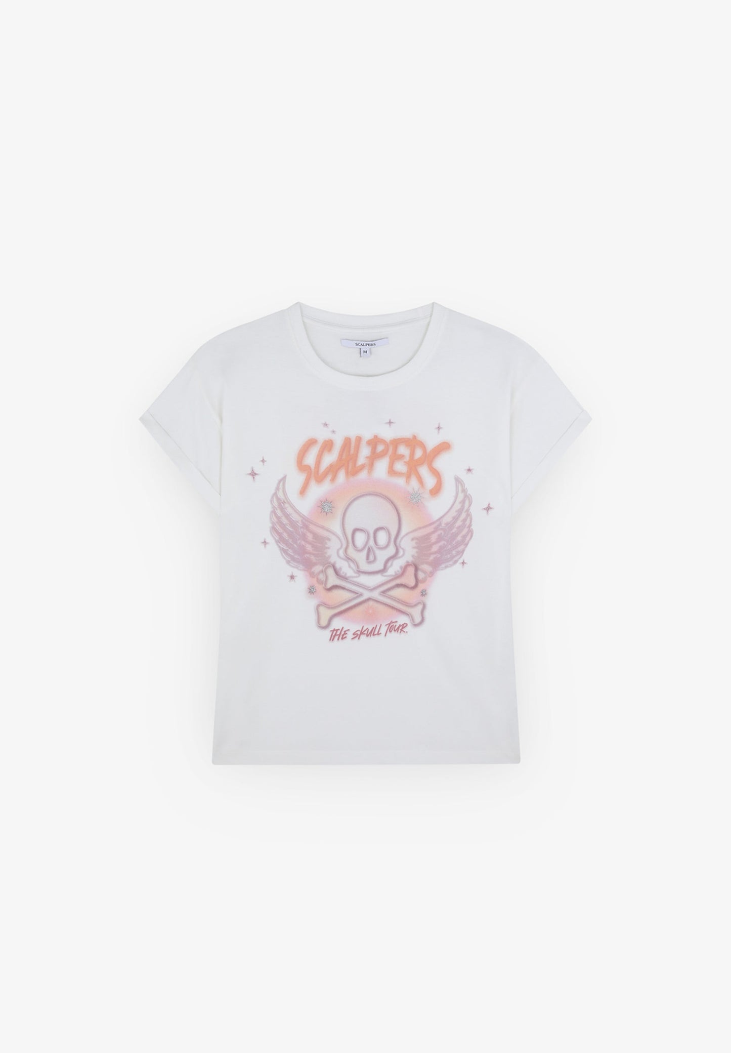 T-SHIRT CRÂNE EN SPRAY