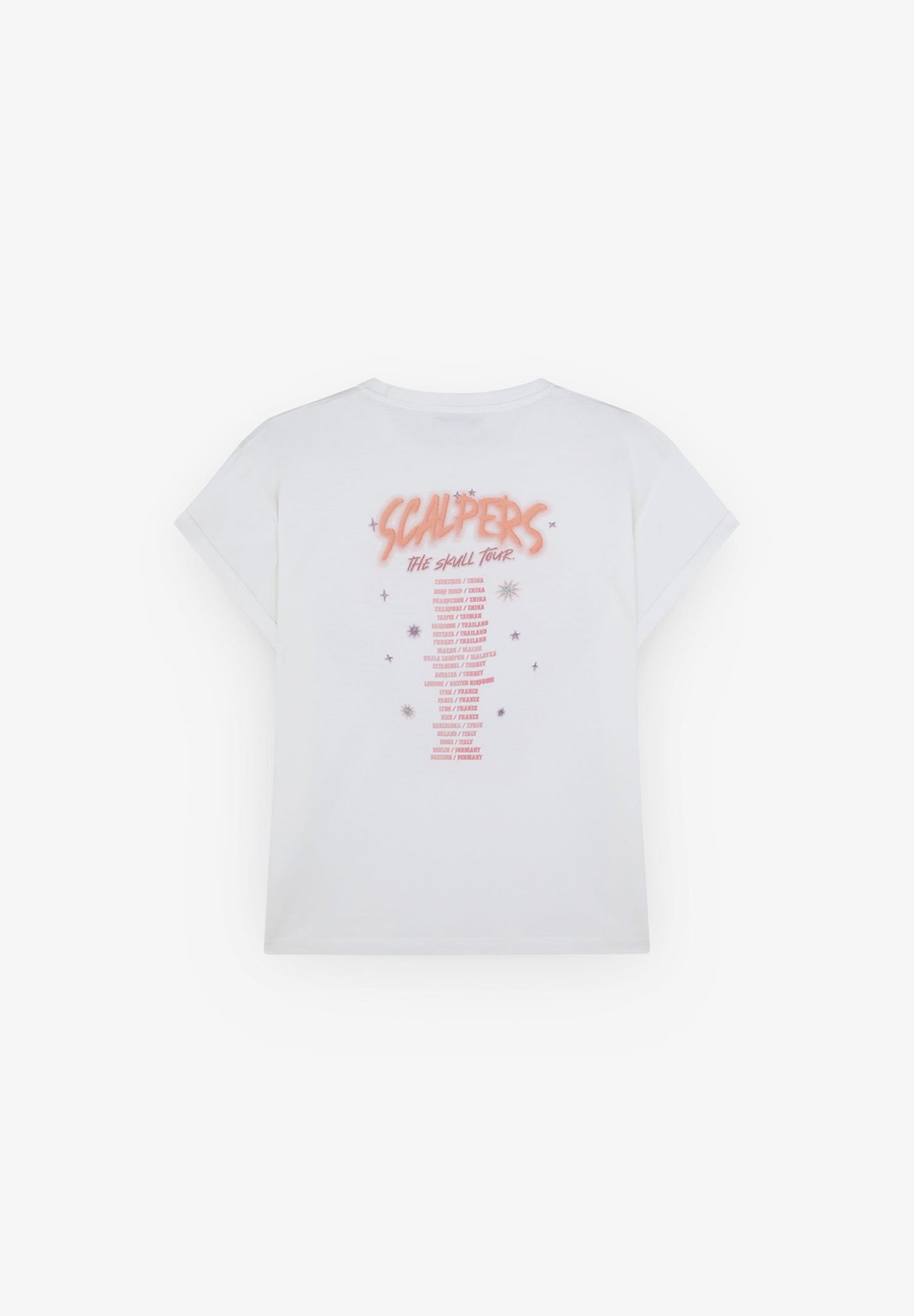 T-SHIRT CRÂNE EN SPRAY