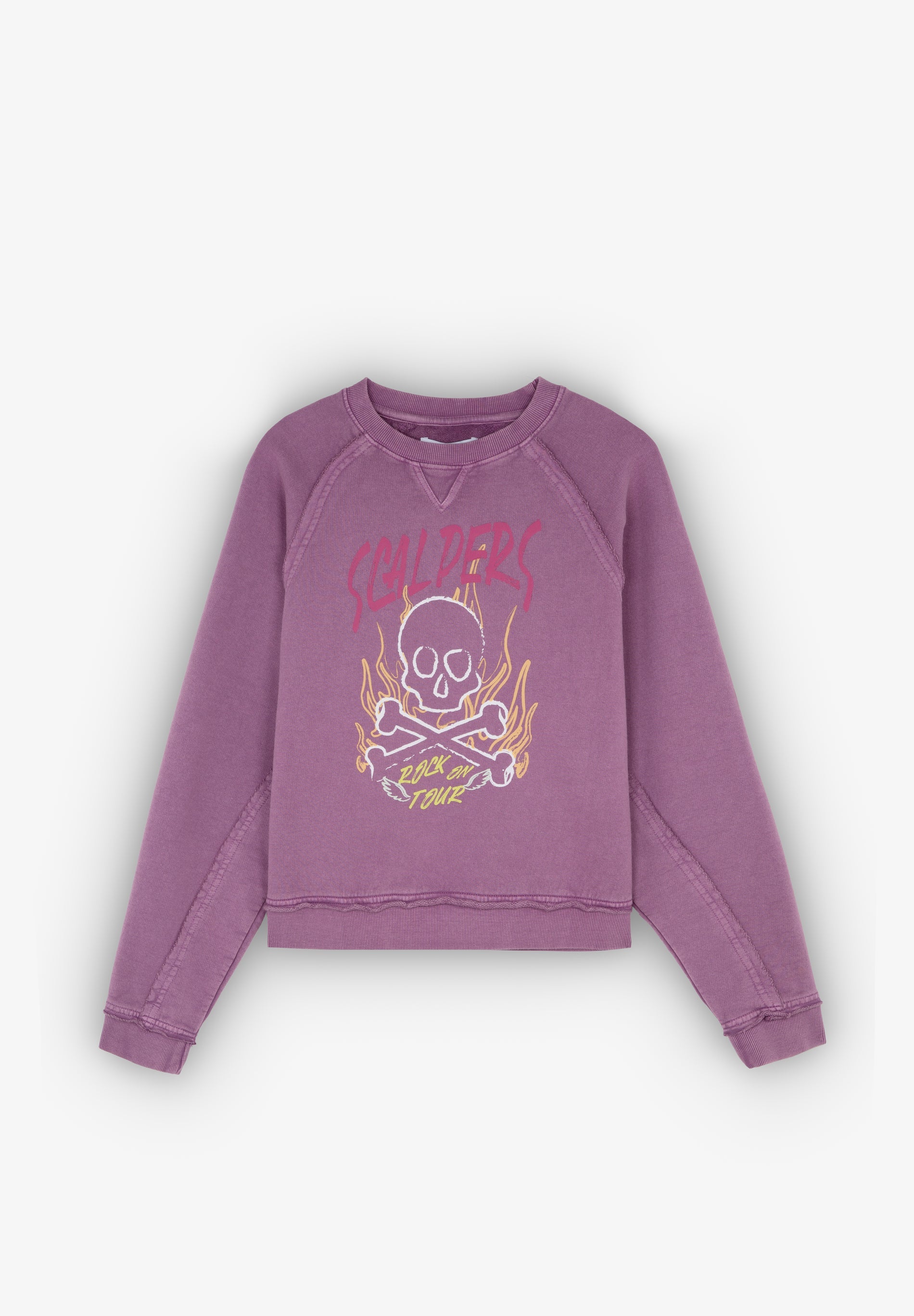 FLAME SKULL SWEATER