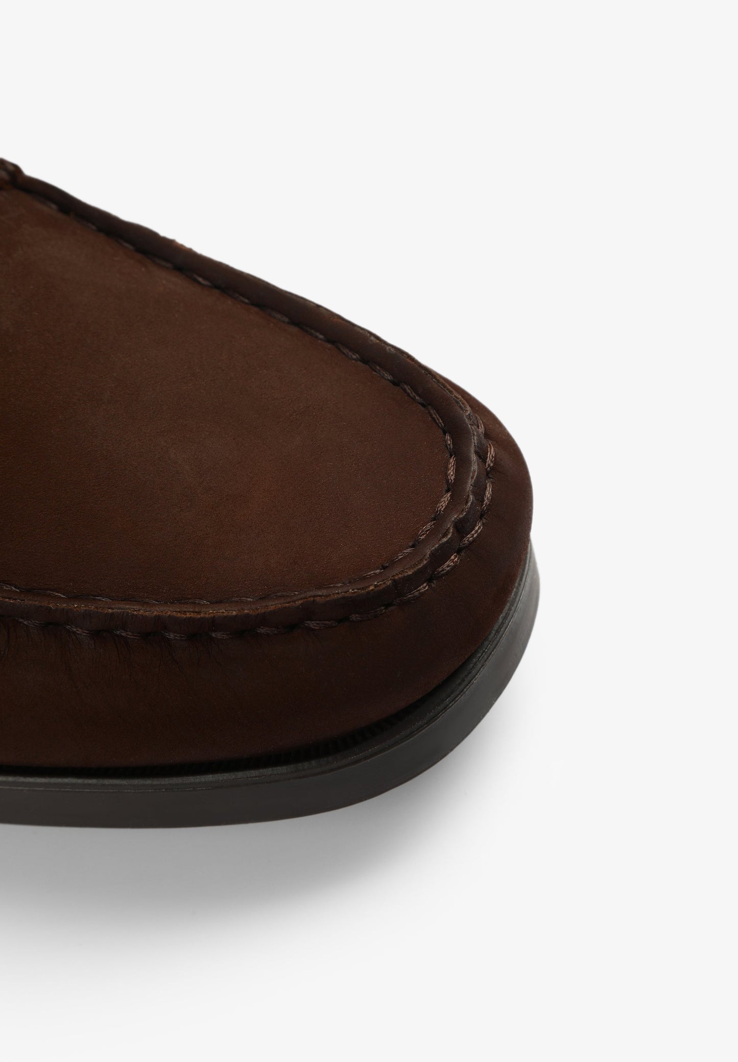 LEATHER LOAFERS WITH LABEL