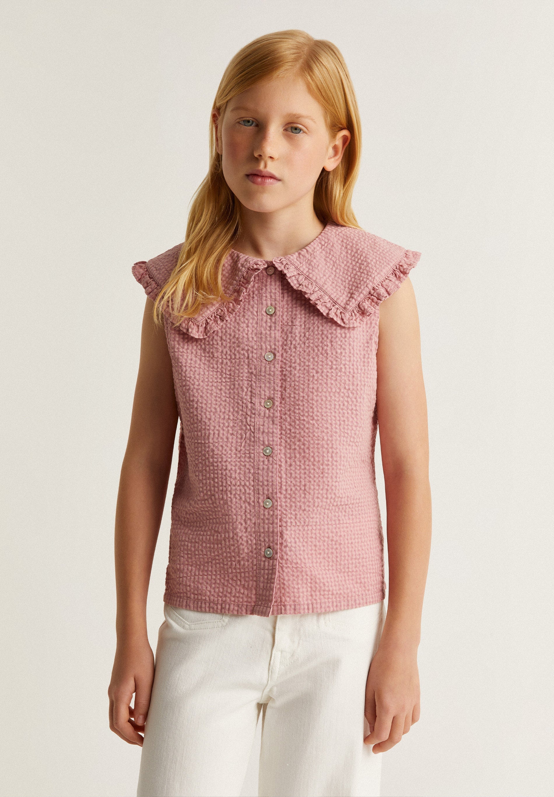 BLOUSE VICHY FILLE