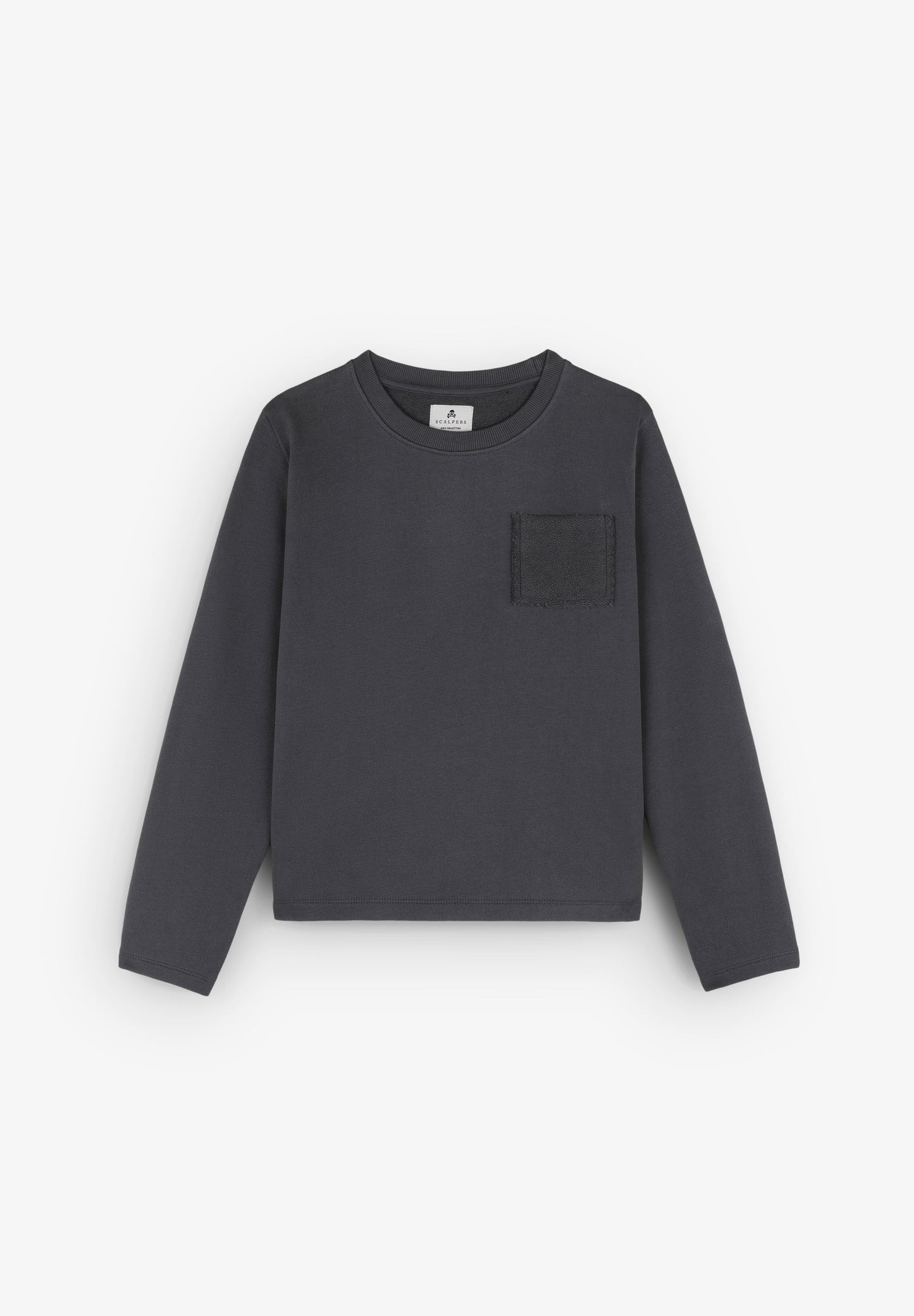 SWEATSHIRT WITH TERRY POCKET DETAILS