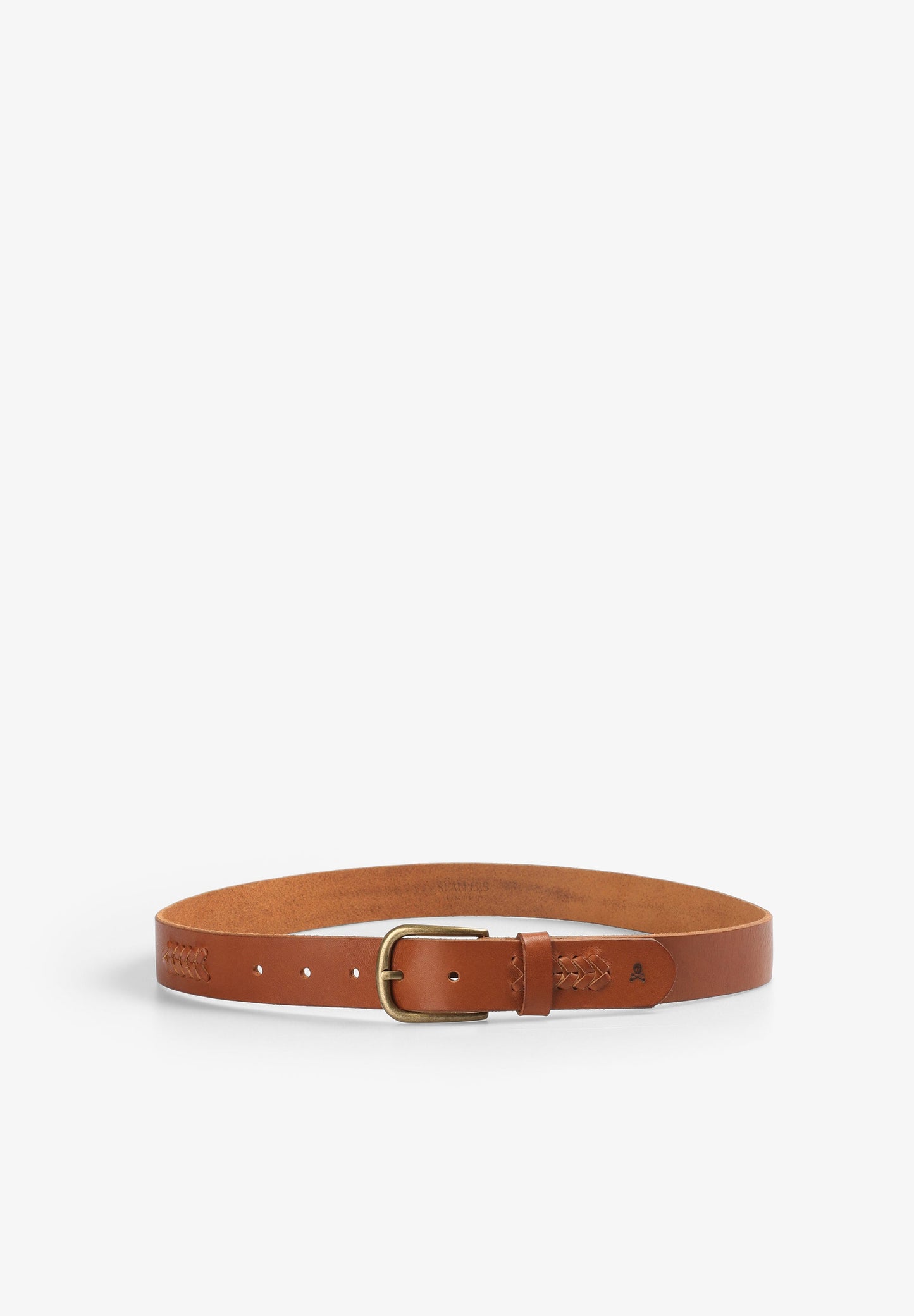 LEATHER BELT WITH DIE-CUT DETAILS