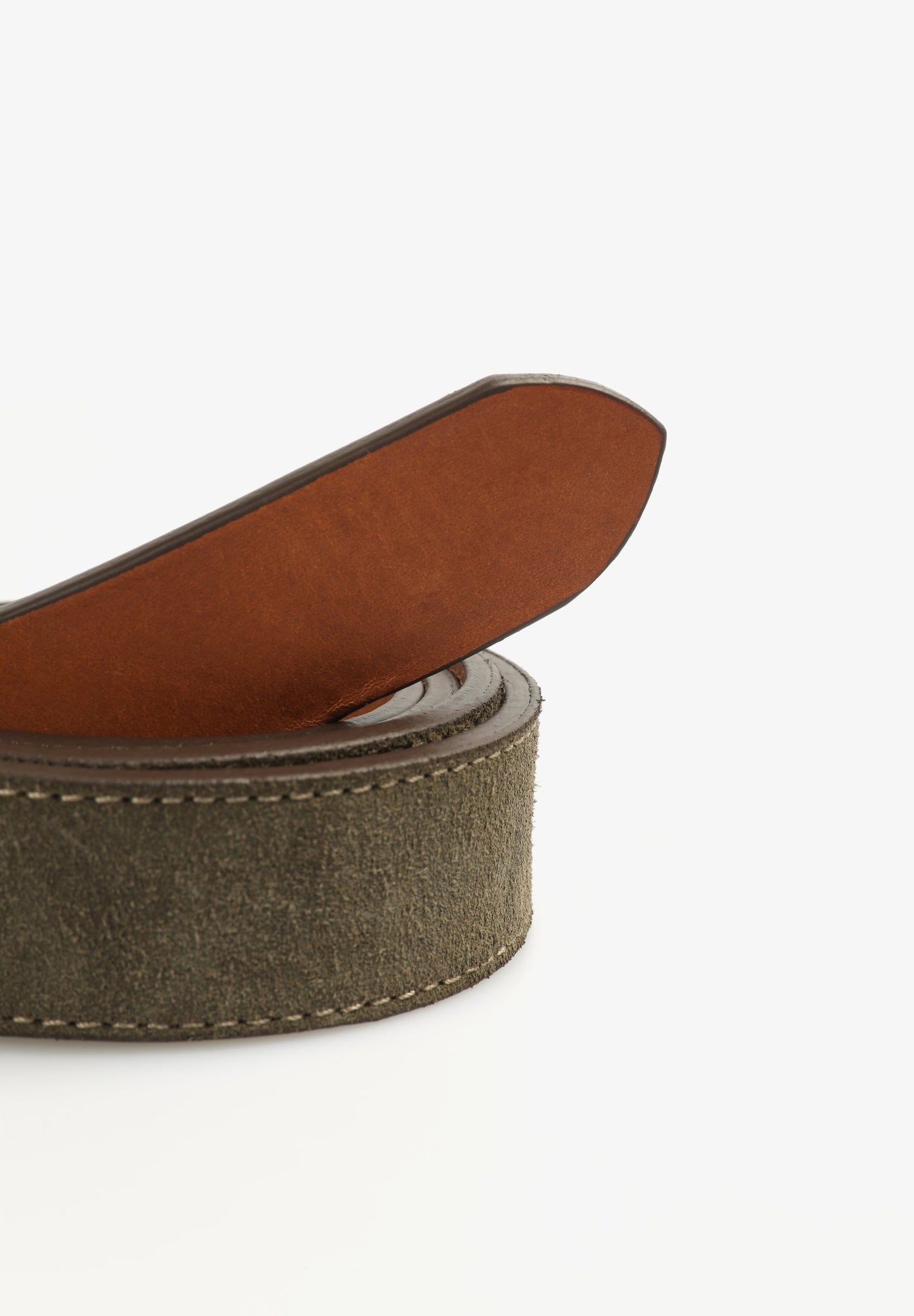 TWO-TONE LEATHER BELT