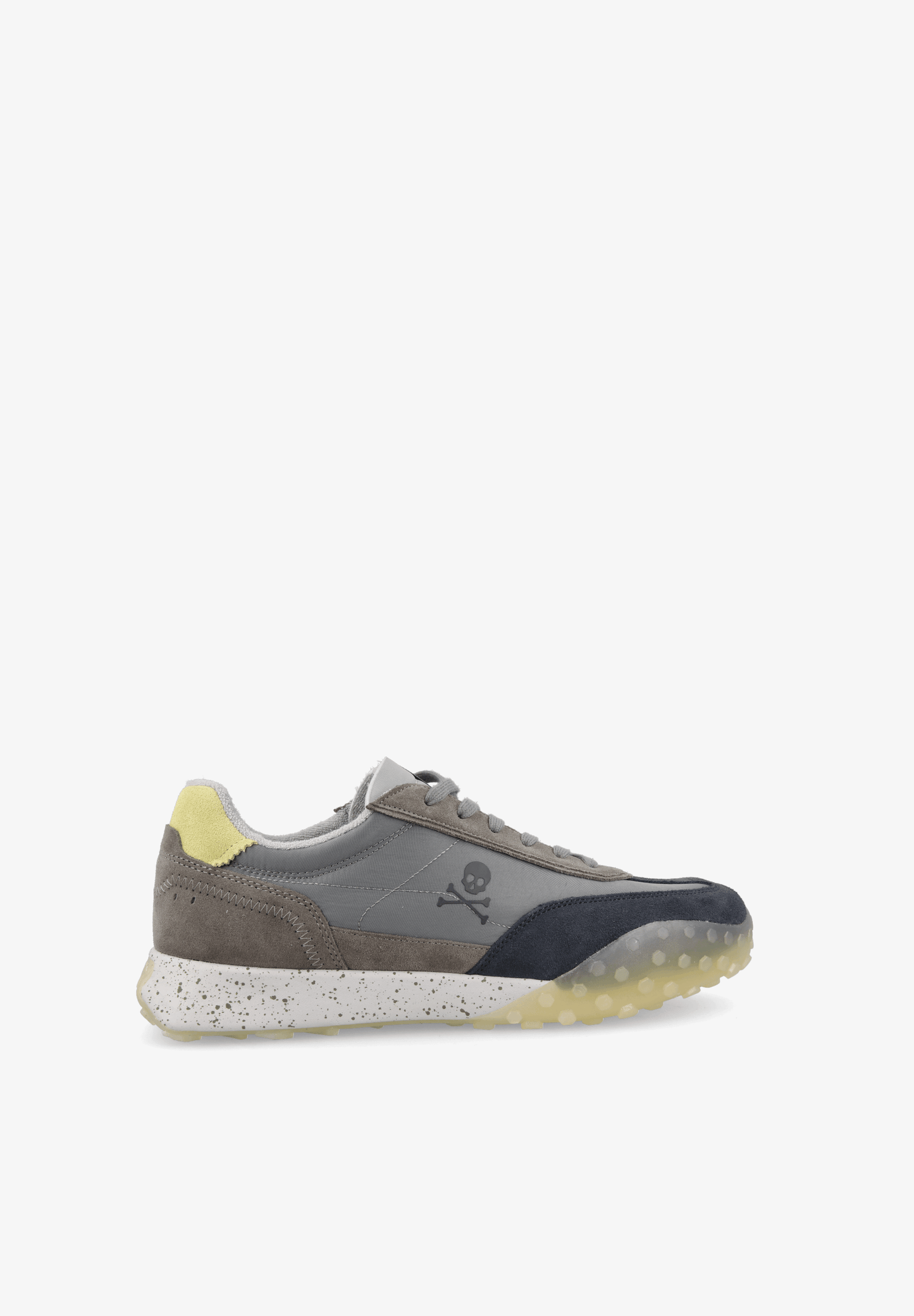 SUEDE SNEAKERS WITH SPECKLED SOLE