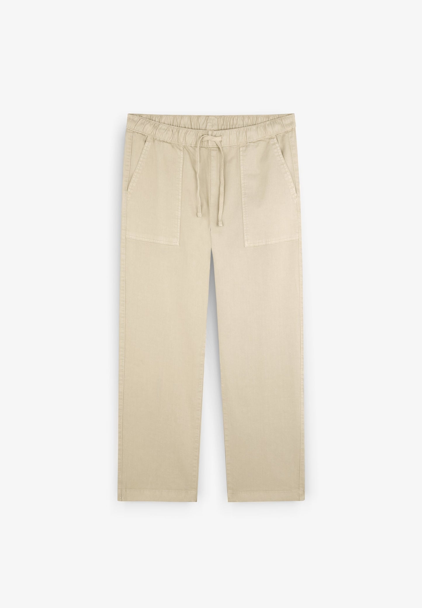 PANTALON COUPE RELAX AVEC CEINTURE ÉLASTIQUE