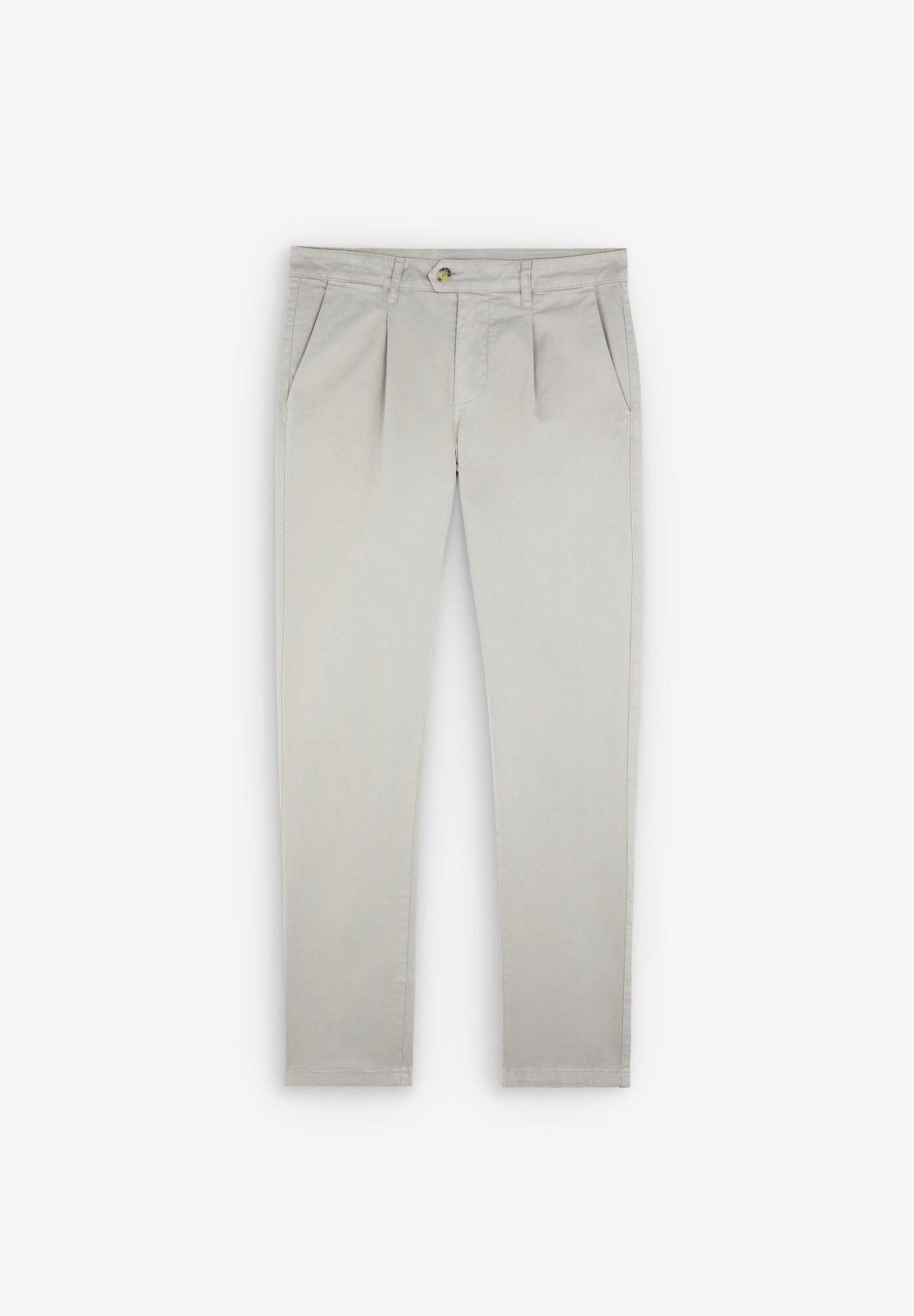 PANTALON CHINO À PINCES