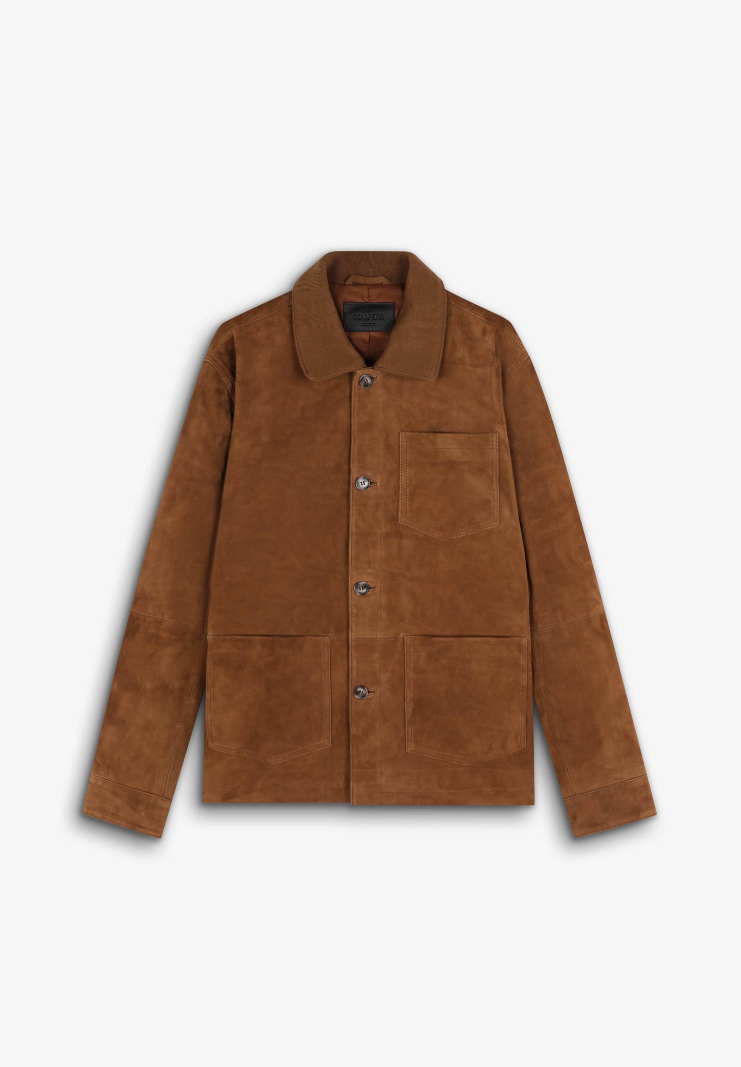 SUEDE JACKET WITH POCKETS