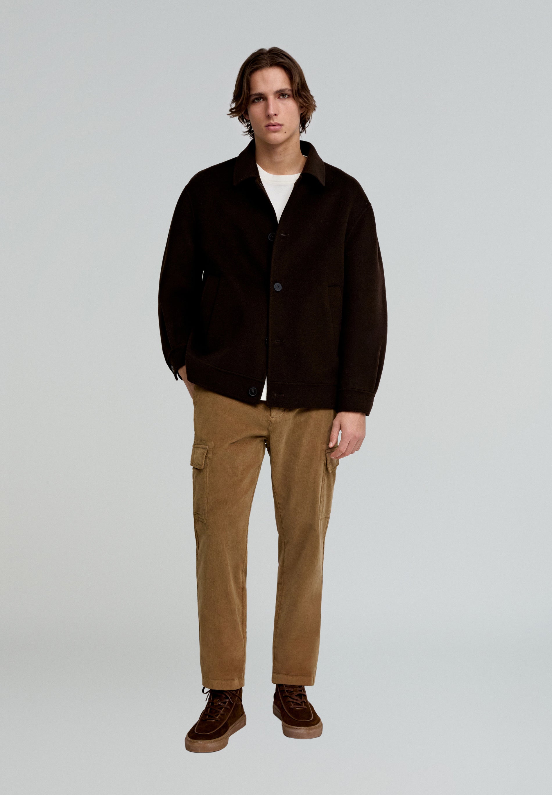 MODERN CORDUROY CARGO PANTS